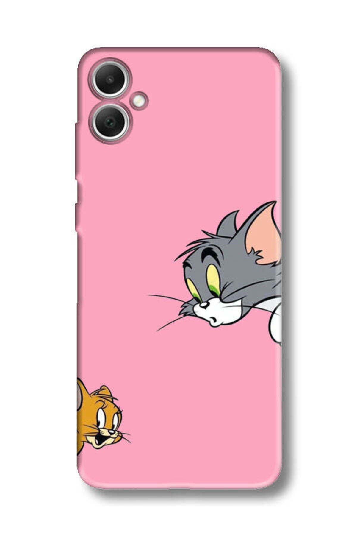 frondcase Samsung A05 Tom And Jerry Pembe Telefon Kılıfı
