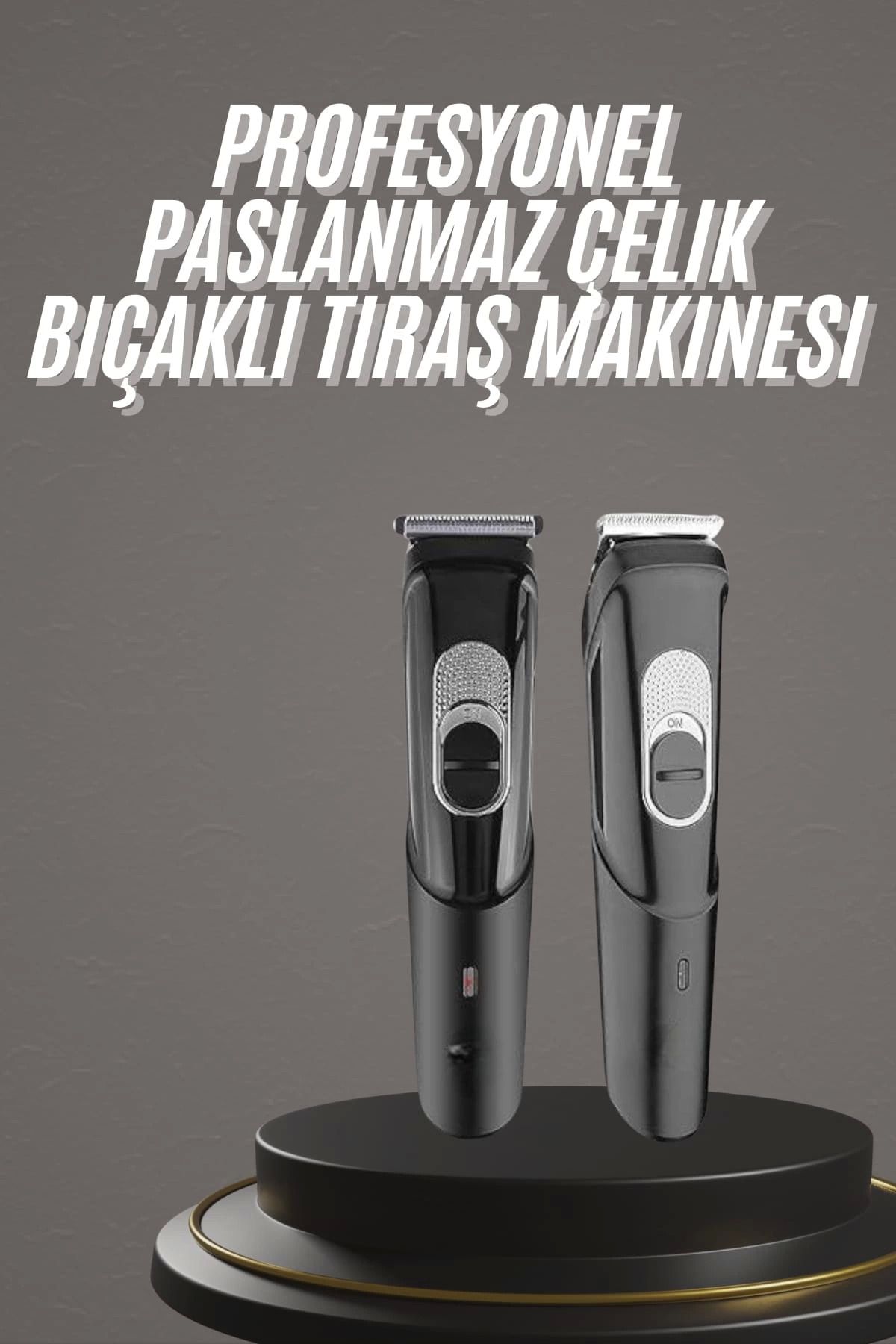 ÖYKÜ VE YİĞİT Pro Şarjlı Saç Sakal Tıraş Makinesi Ense Kesme Makinesi Lazer Öncesi Kısaltma