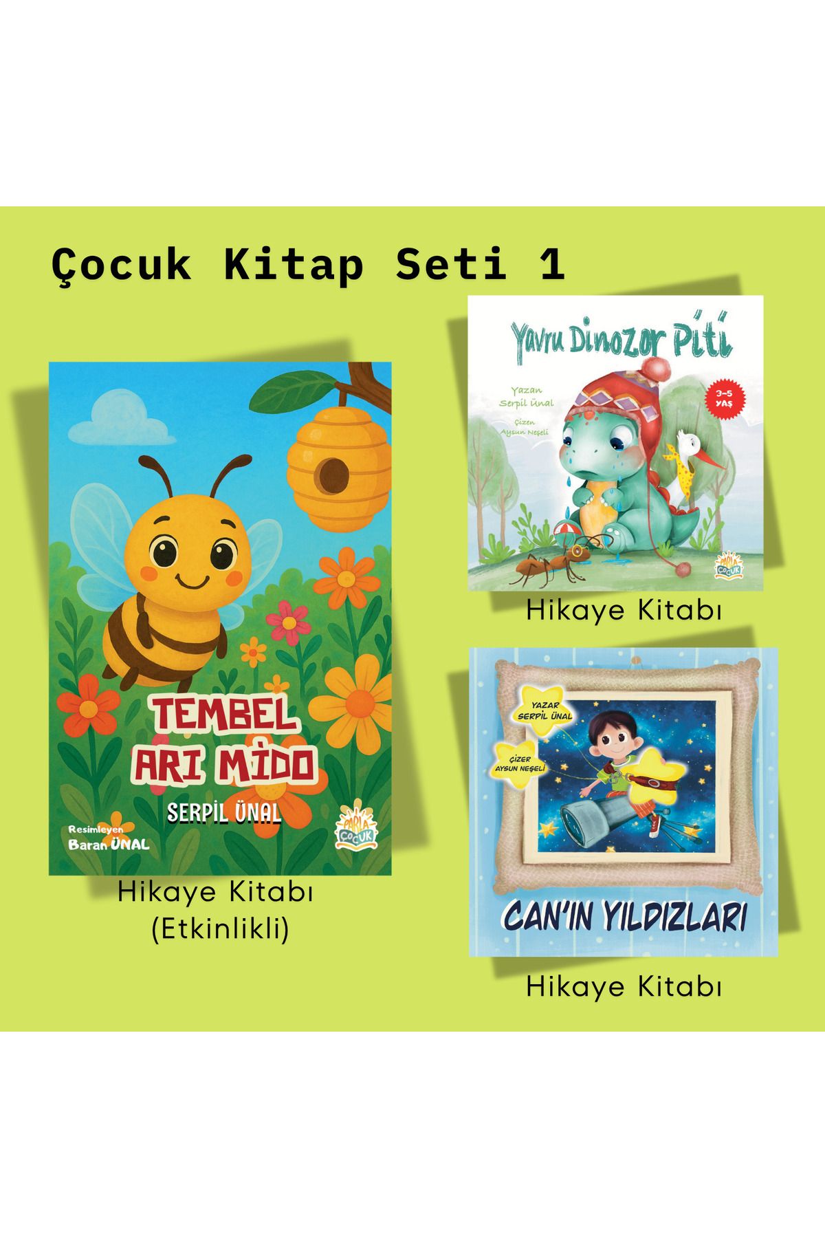Parla Yayınları ÇOCUK KİTABI SETİ 1 - Eğlenceli ve Öğretici Hikayeler