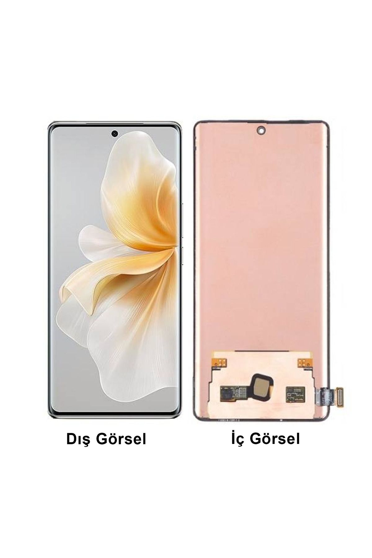 Teknonet Vivo V40 Lite Uyumlu Org Lcd+Dokunmatik (Siyah)