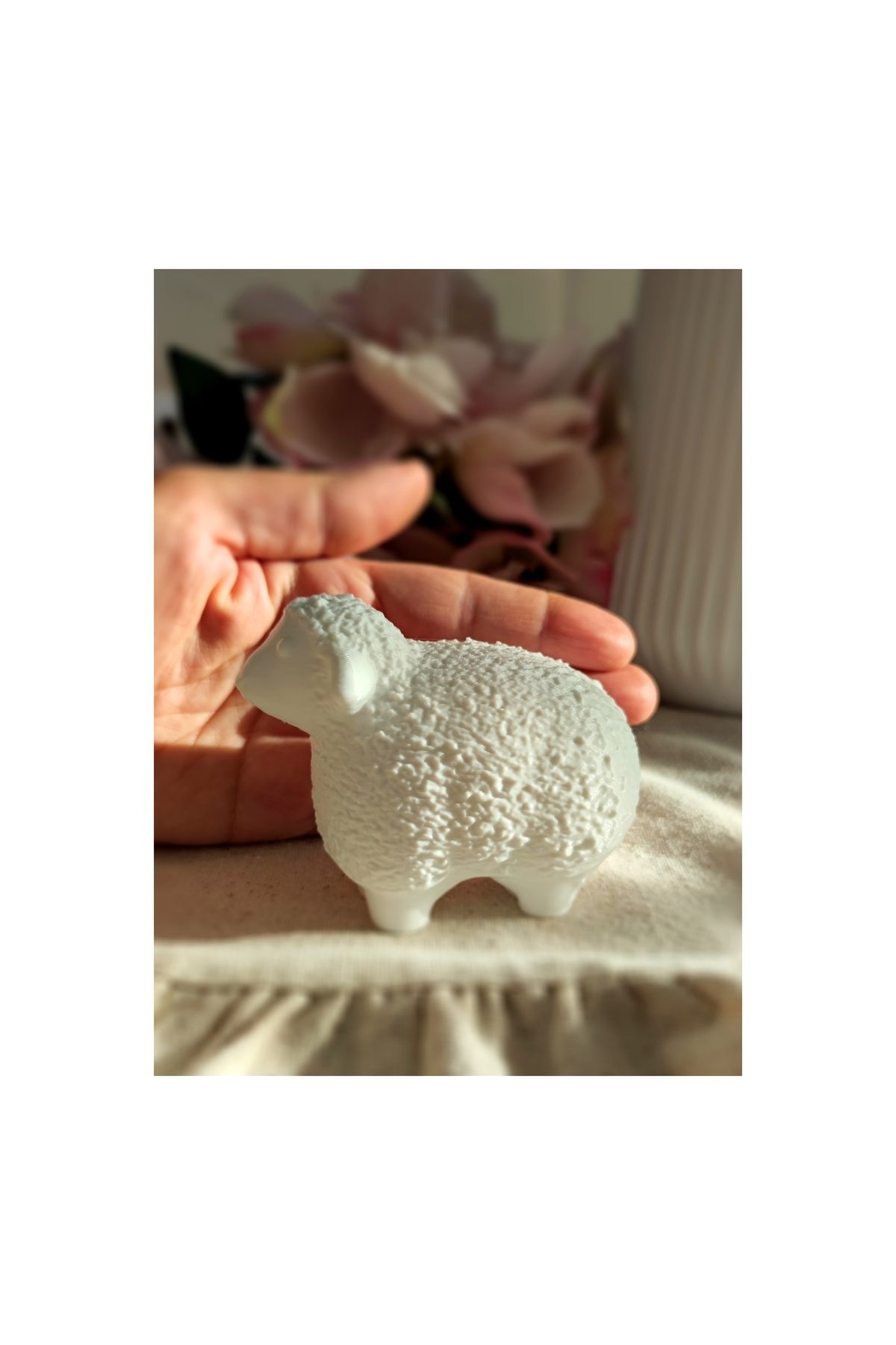 AHSAPSHOP VeraGiftBox Koyun Figürü (iç dolgulu plastik)