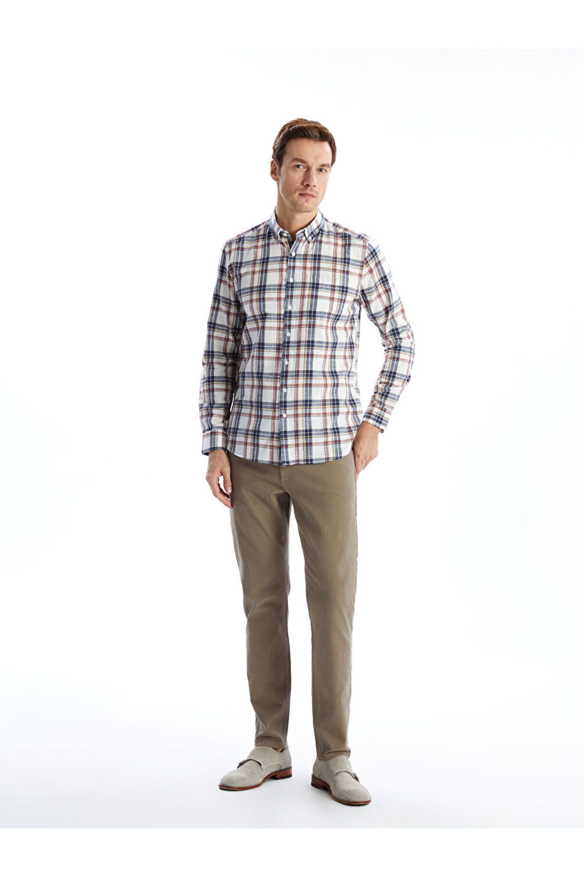 LC Waikiki LCWAIKIKI Classic Bej Dar Kalıp Erkek Chino Pantolon S51168Z8NVY25