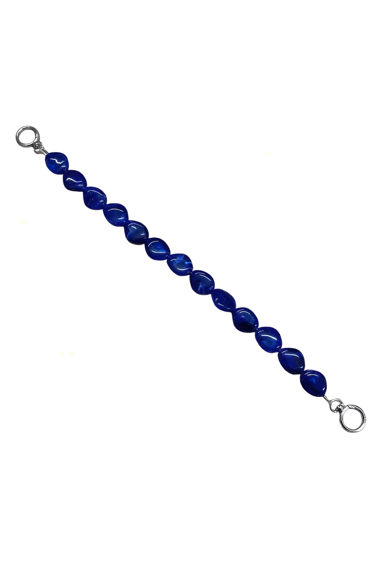 EleganTShoP Akrilik Yassı Boncuklu Çanta Sapı 48 cm AL99