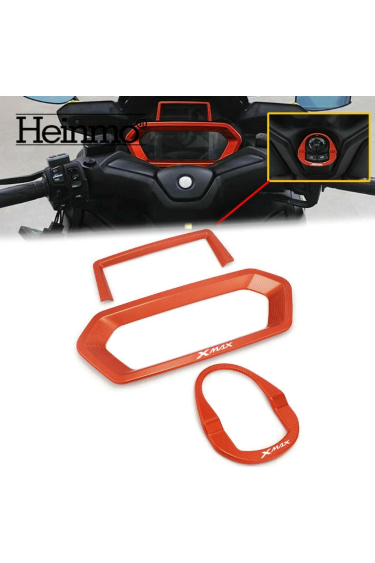 mpmoto Xmax Gösterge Dönüşüm Seti̇ Kirmizi