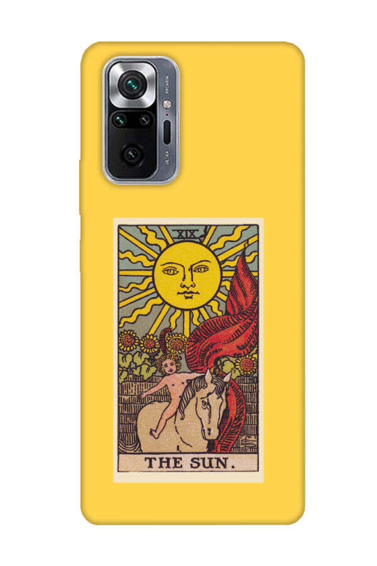 frondcase Redmi Note 10 Pro The Sun Sarı Telefon Kılıfı