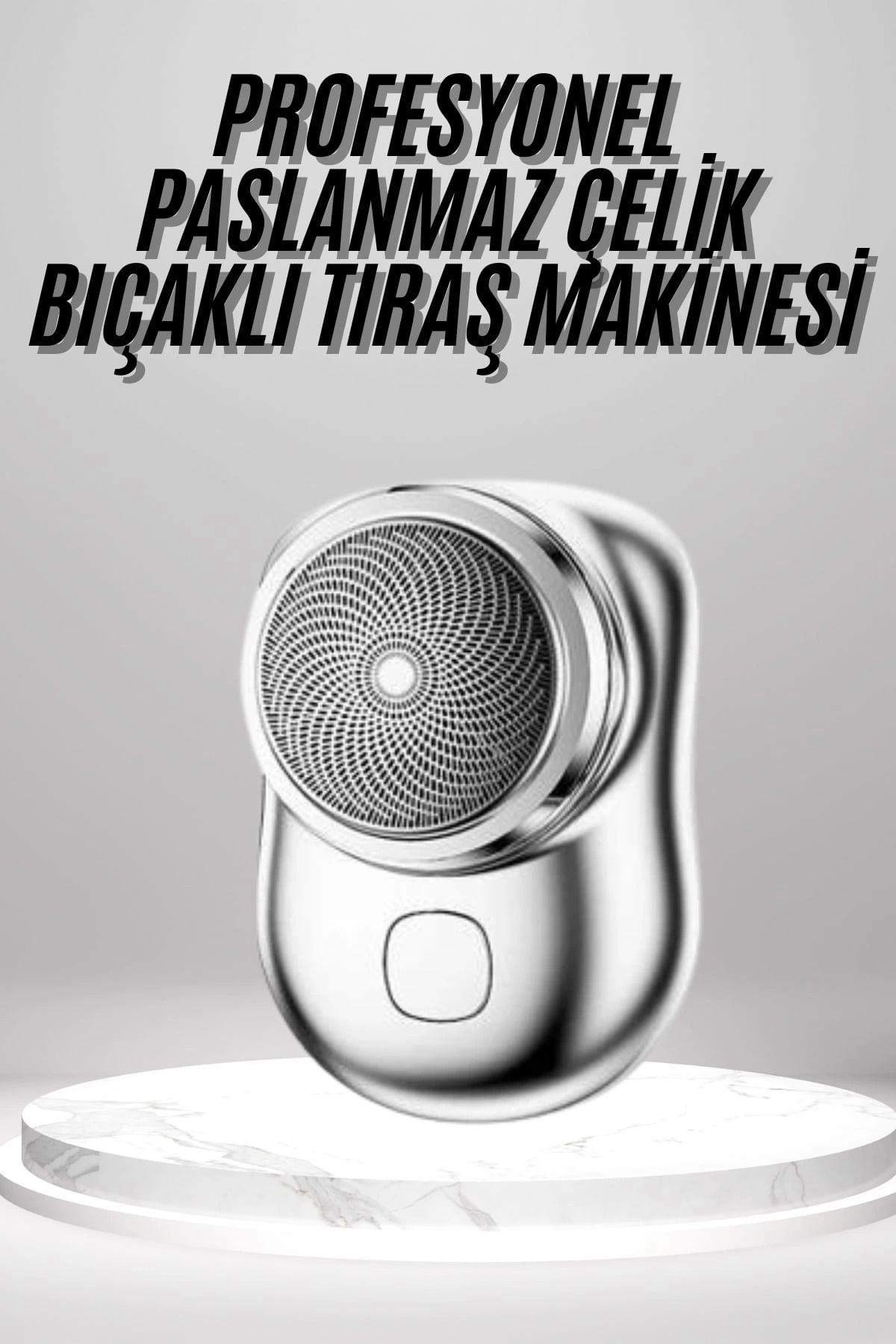 ÖYKÜ VE YİĞİT Mini Sıfır Sakal Yanak Tıraş Makinesi USB Şarjlı Sıfır Sakal Taşınabilir Korumalı
