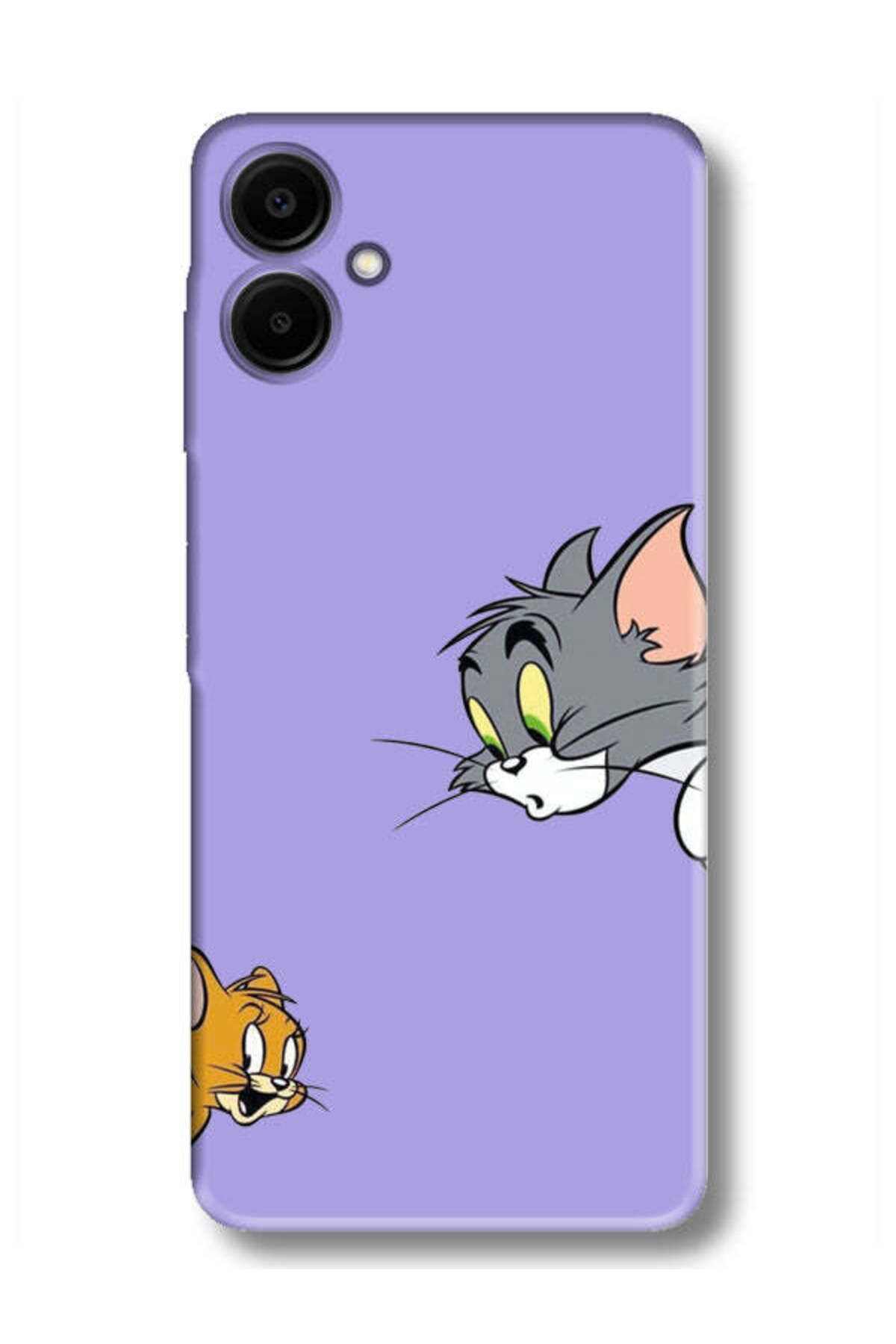 frondcase Samsung A06 Tom And Jerry Lila Telefon Kılıfı