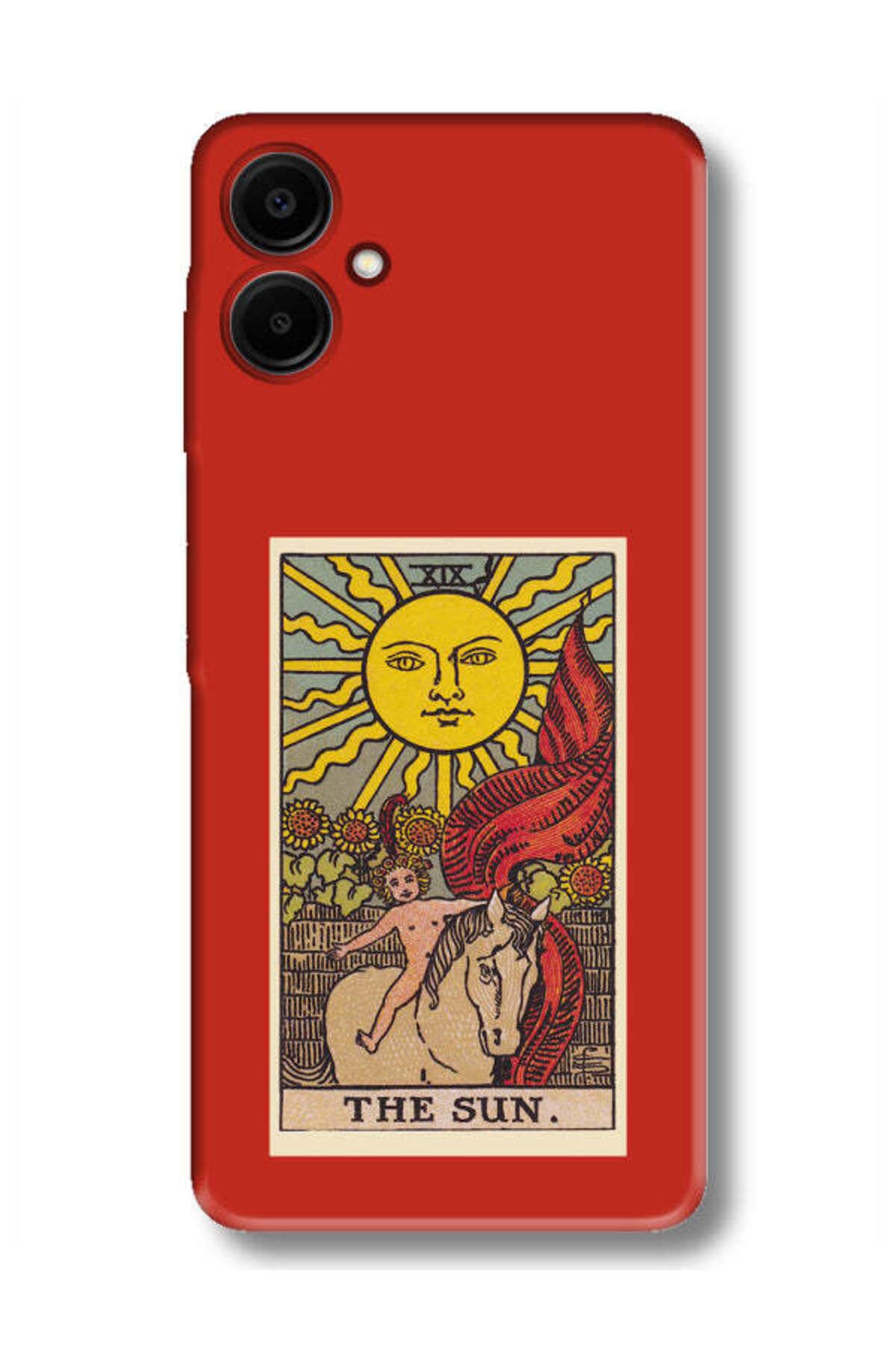 frondcase Samsung A06 The Sun Kırmızı Telefon Kılıfı