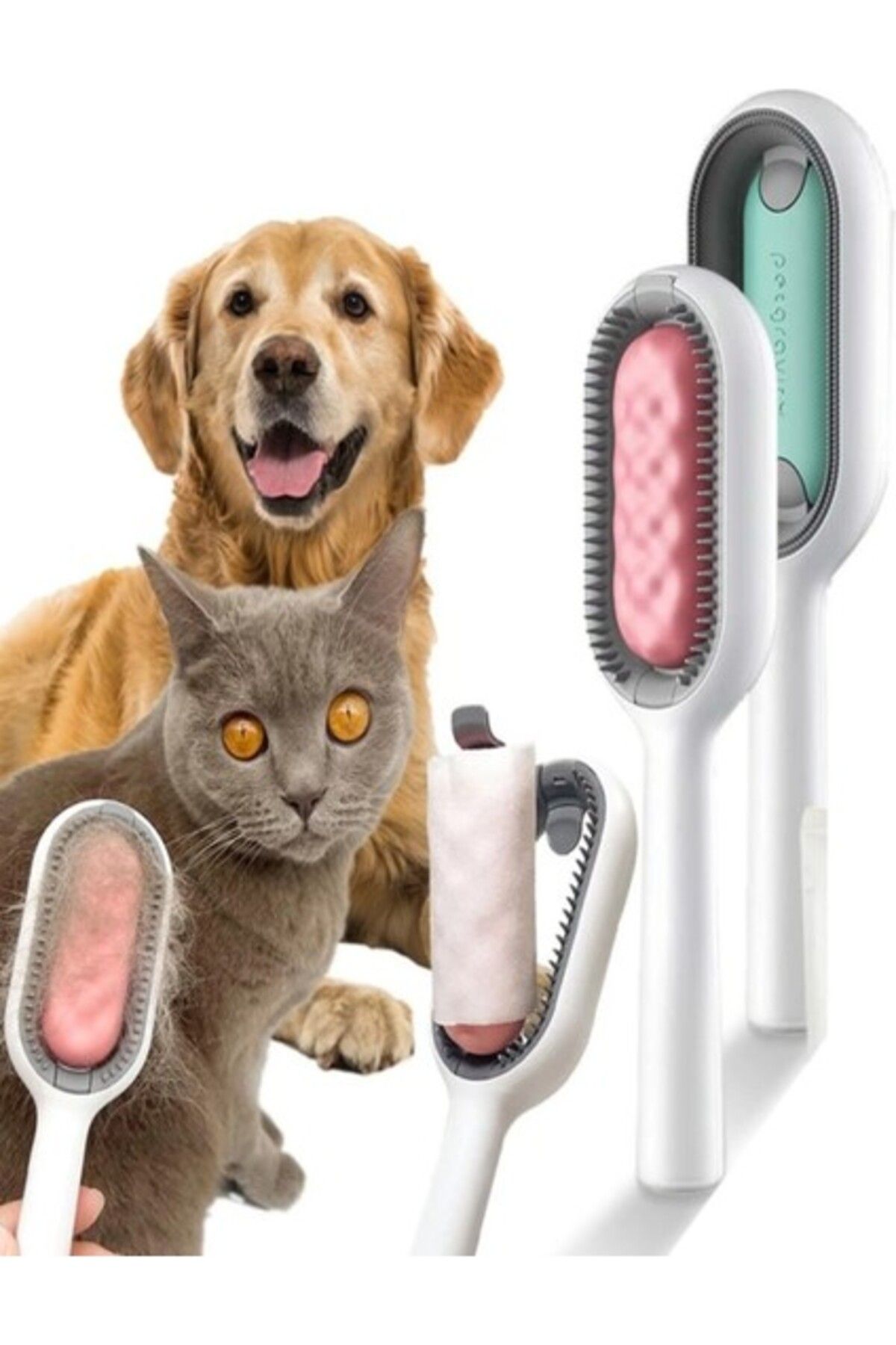 Hyd Kedi Köpek Tüy Saç Tımar Temizleme Fırçası Tarağı