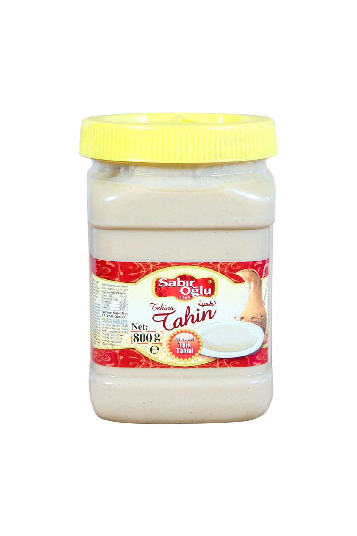 SABIROĞLU BEYAZ TAHİN NET 800 GR