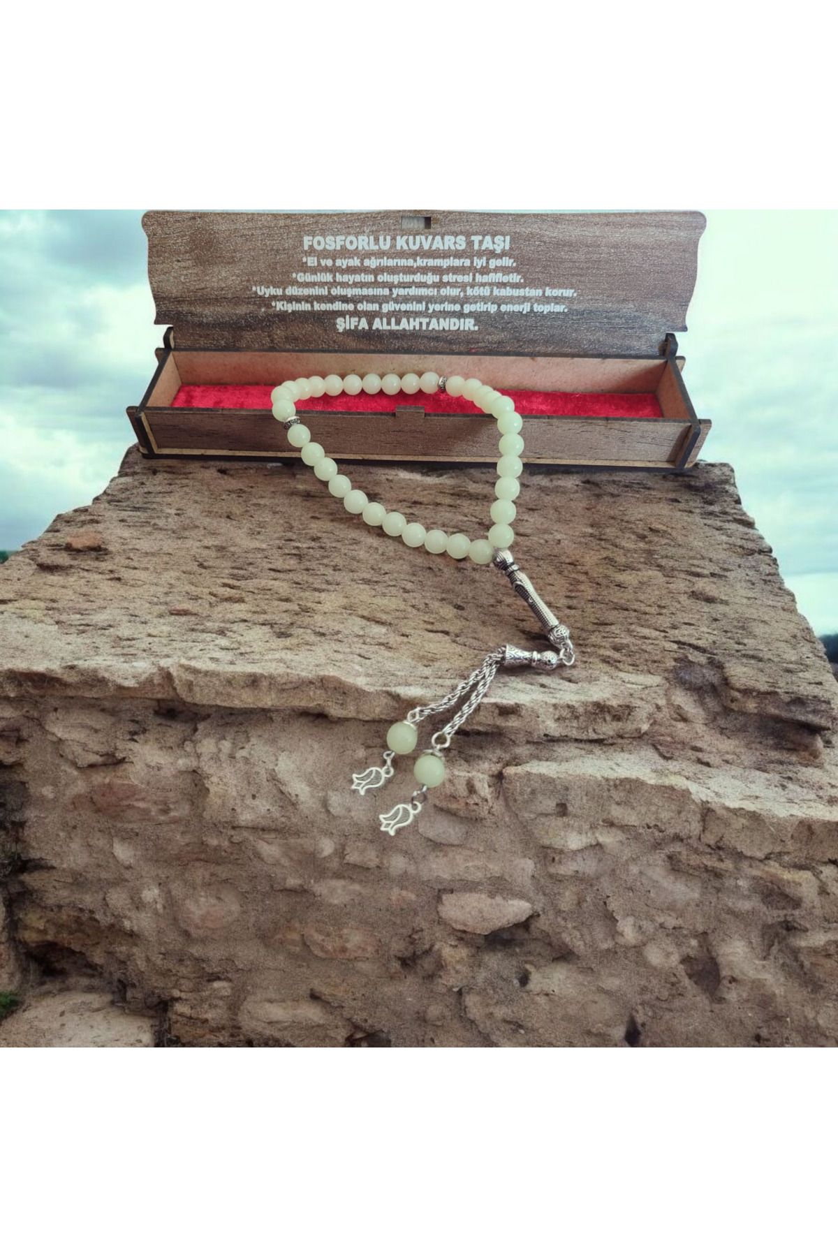Markasız ucuz DOĞAL ŞİFALI TAŞ TESBİH