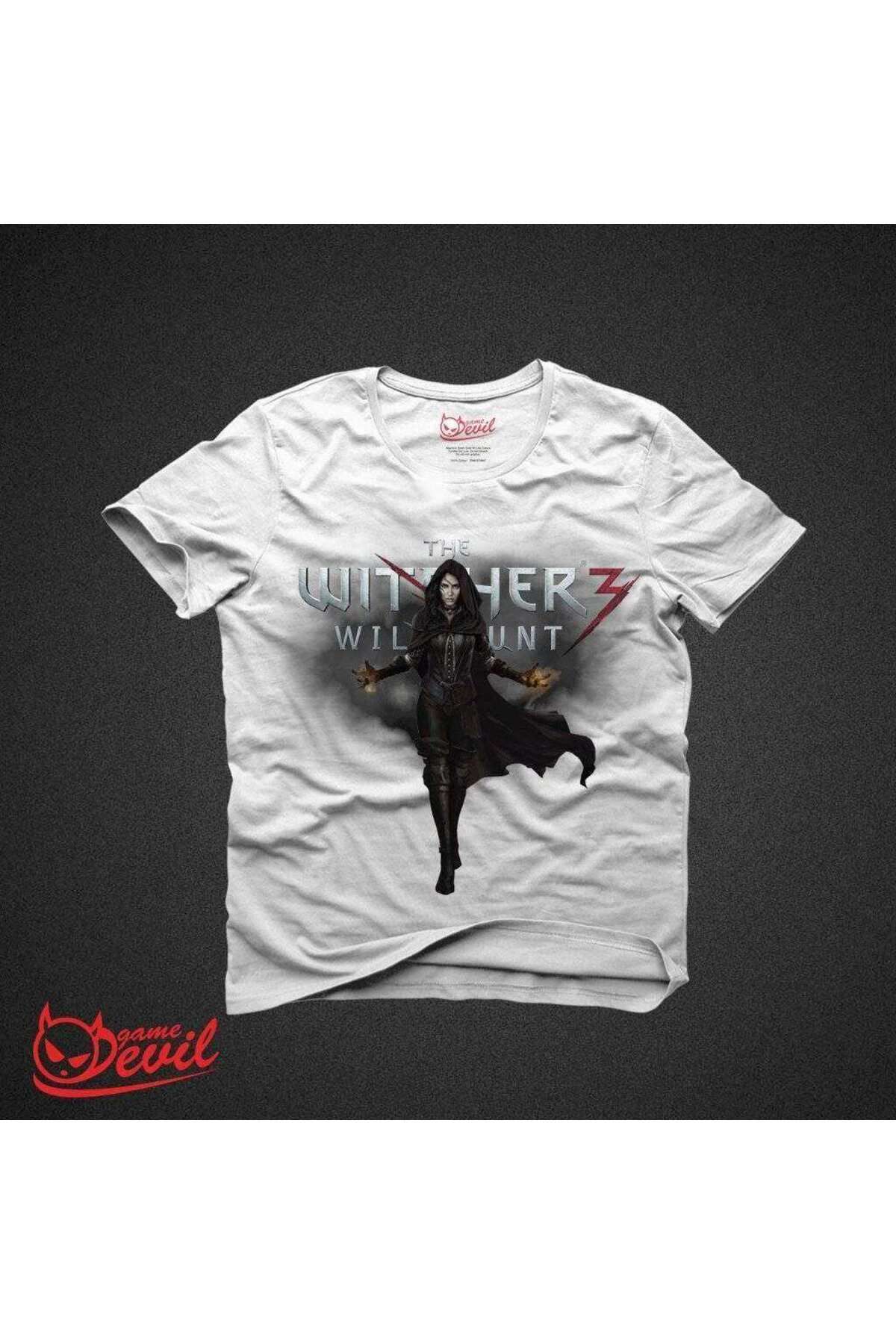 Tshirthane The Witcher 3 Yennefer of Vengerberg The Wild Hunt Beyaz Tişört K