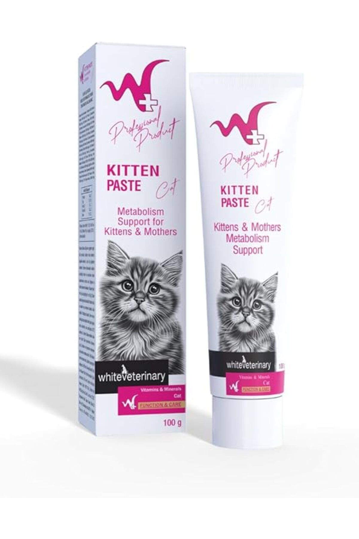 Orqinel w+ whiteveterinay Kitten Paste 100 Gr (Yavru ve Anne Kedi Macunu)