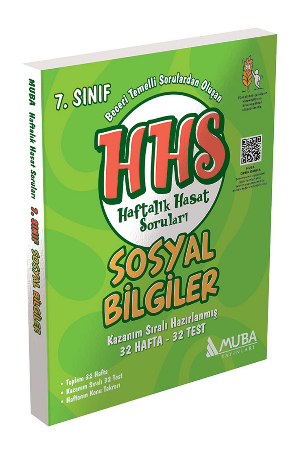 Evrensel İletişim Yayınları 7.Sınıf MUBA HHS Sosyal Bilgiler Haftalık Hasat Sorular / Kazanım Sıralı Hazırlanm /32 Hafta 32 Test