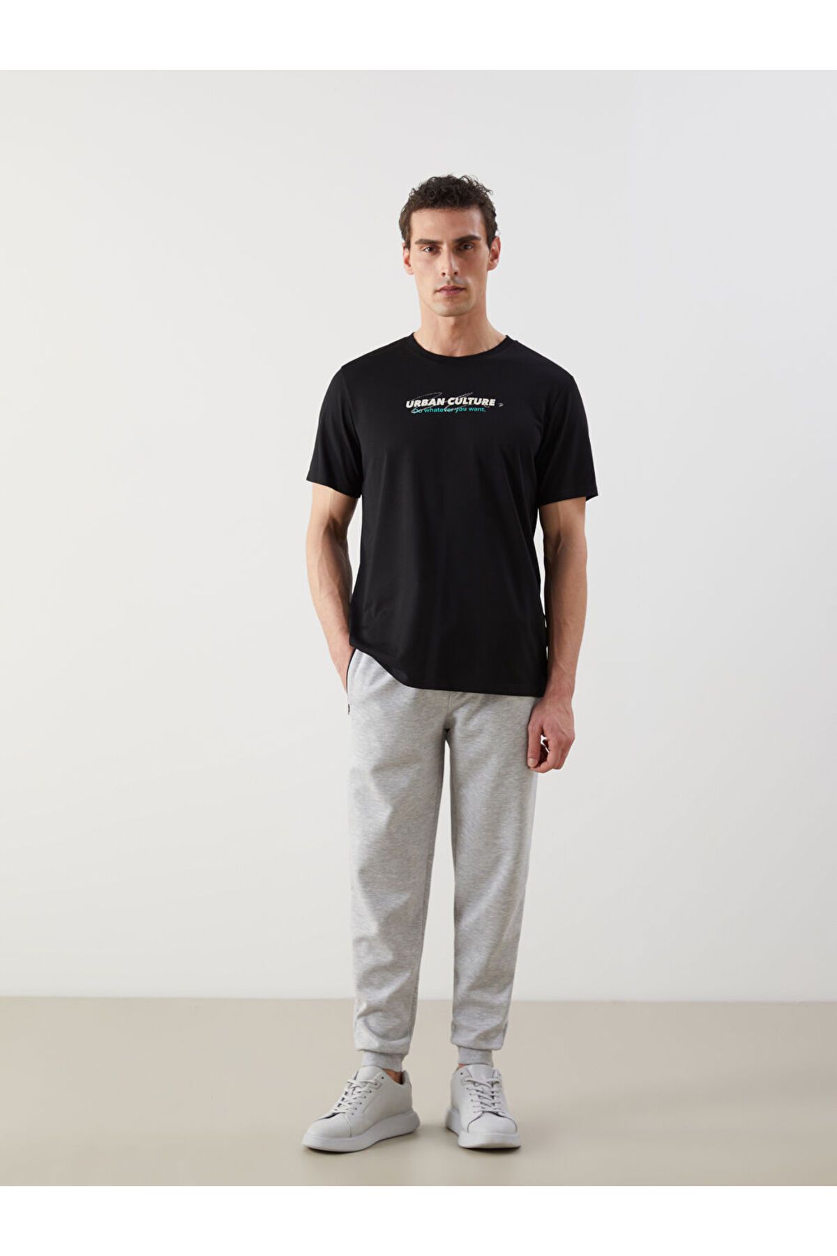 LC Waikiki LCWAIKIKI Classic Gri Standart Kalıp Erkek Jogger Eşofman Altı S5JU10Z8NVY25