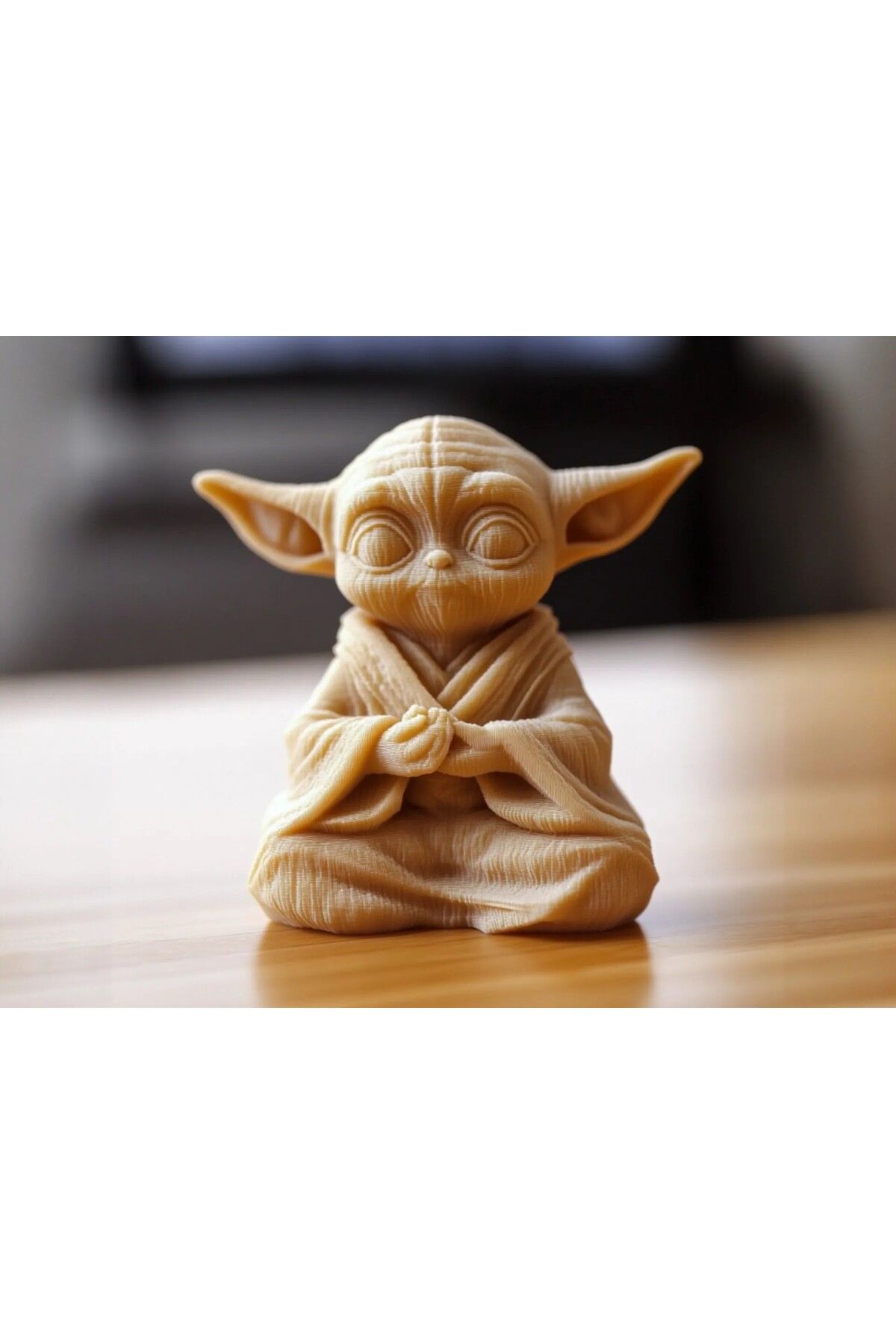 ARGÜN HEDİYELİK Meditasyon Yapan Mini Yoda Figürü & Dekoratif Masa ve Raf Süsü