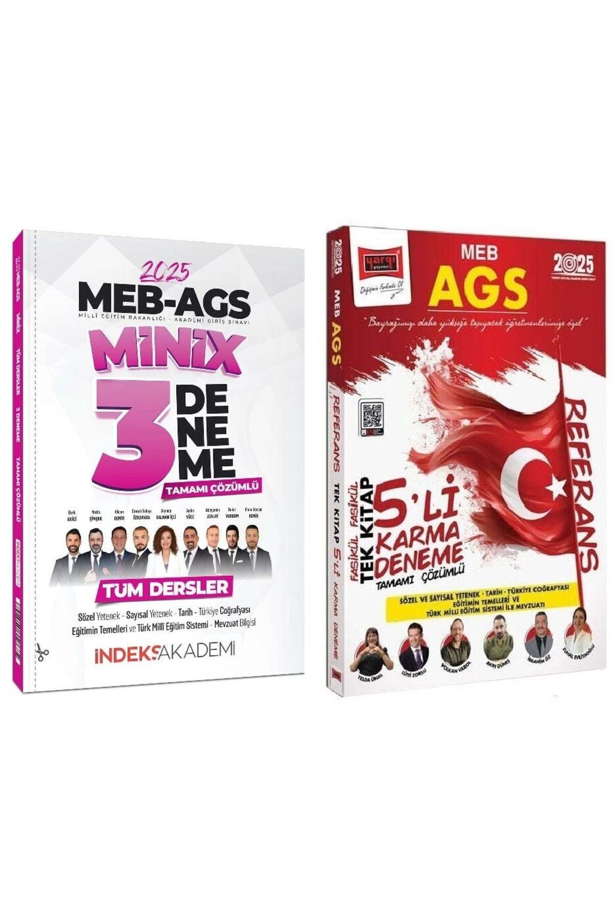 Makro Kitabevi Yayınları İndeks + Yargı 2025 Baskı MEB-AGS Tüm Dersler 3+5 Deneme 2 li Set