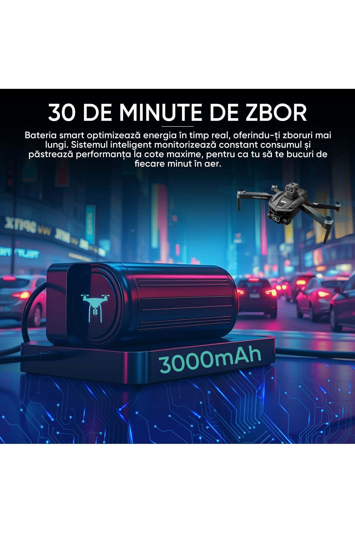 HexaCraft-Professional Drone, Skybite Model, Hd Camera Interpolated To 8k 4