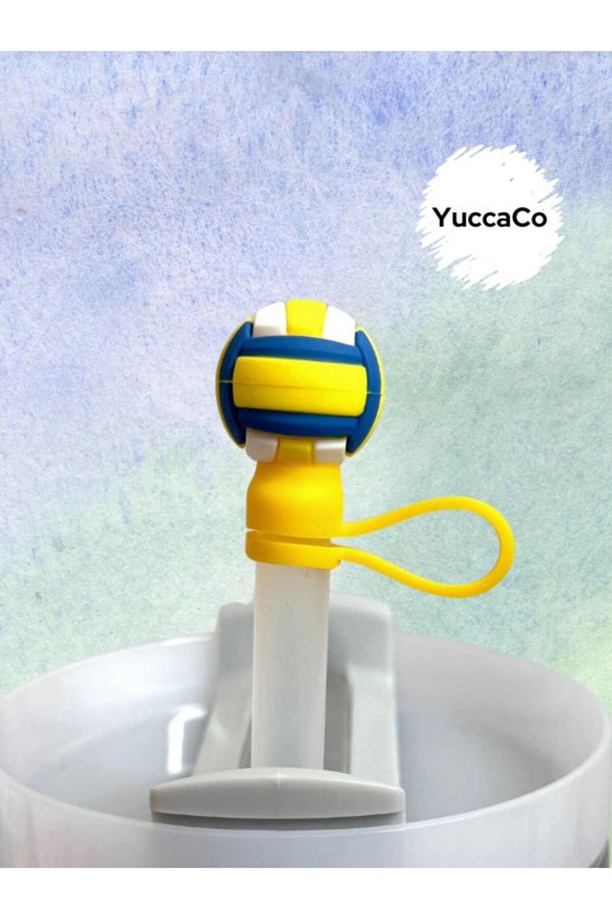 Stanley Voleybol Topu Pipet Tıpası/Top Termos Pipet Koruyucu/Pipet Süsü