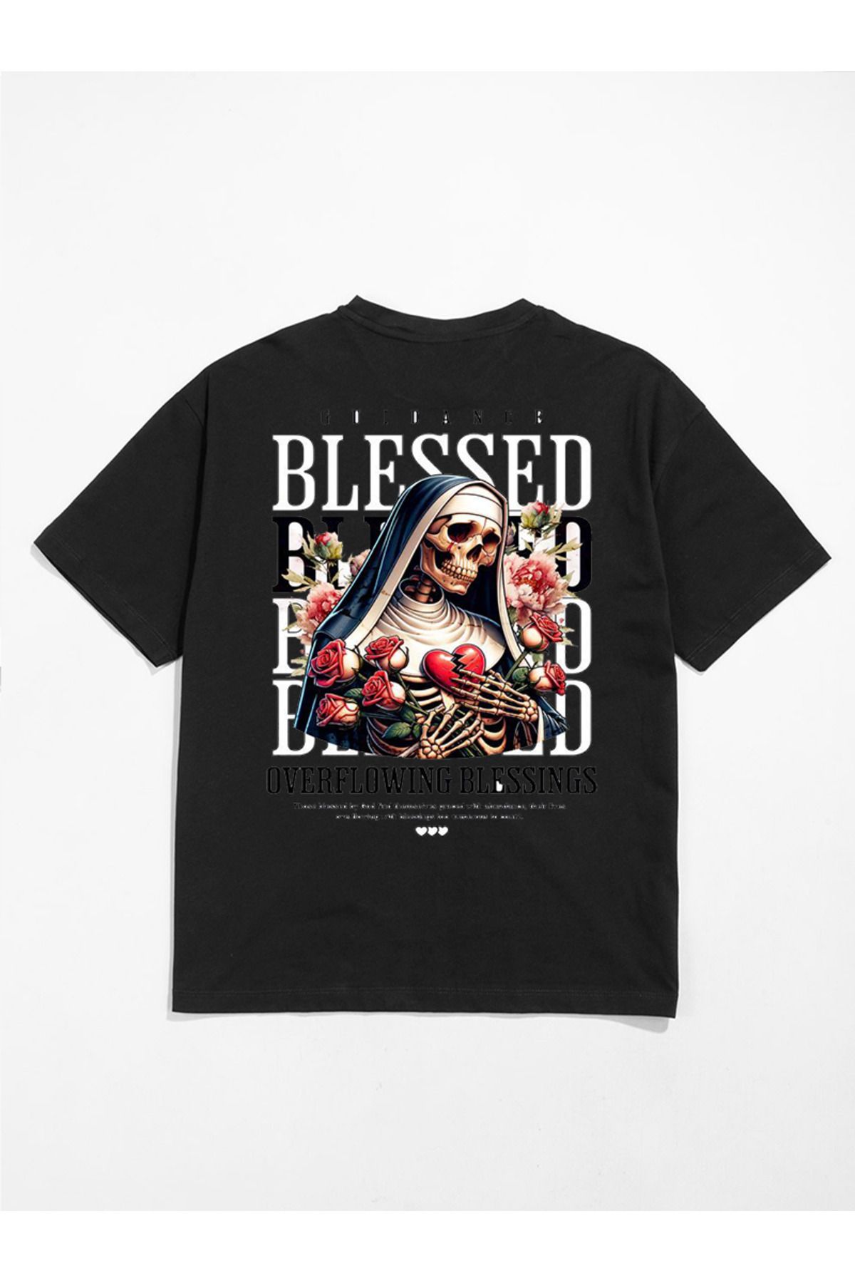MODA Unisex Oversize Kalıp Guidance Baskılı T-Shirt