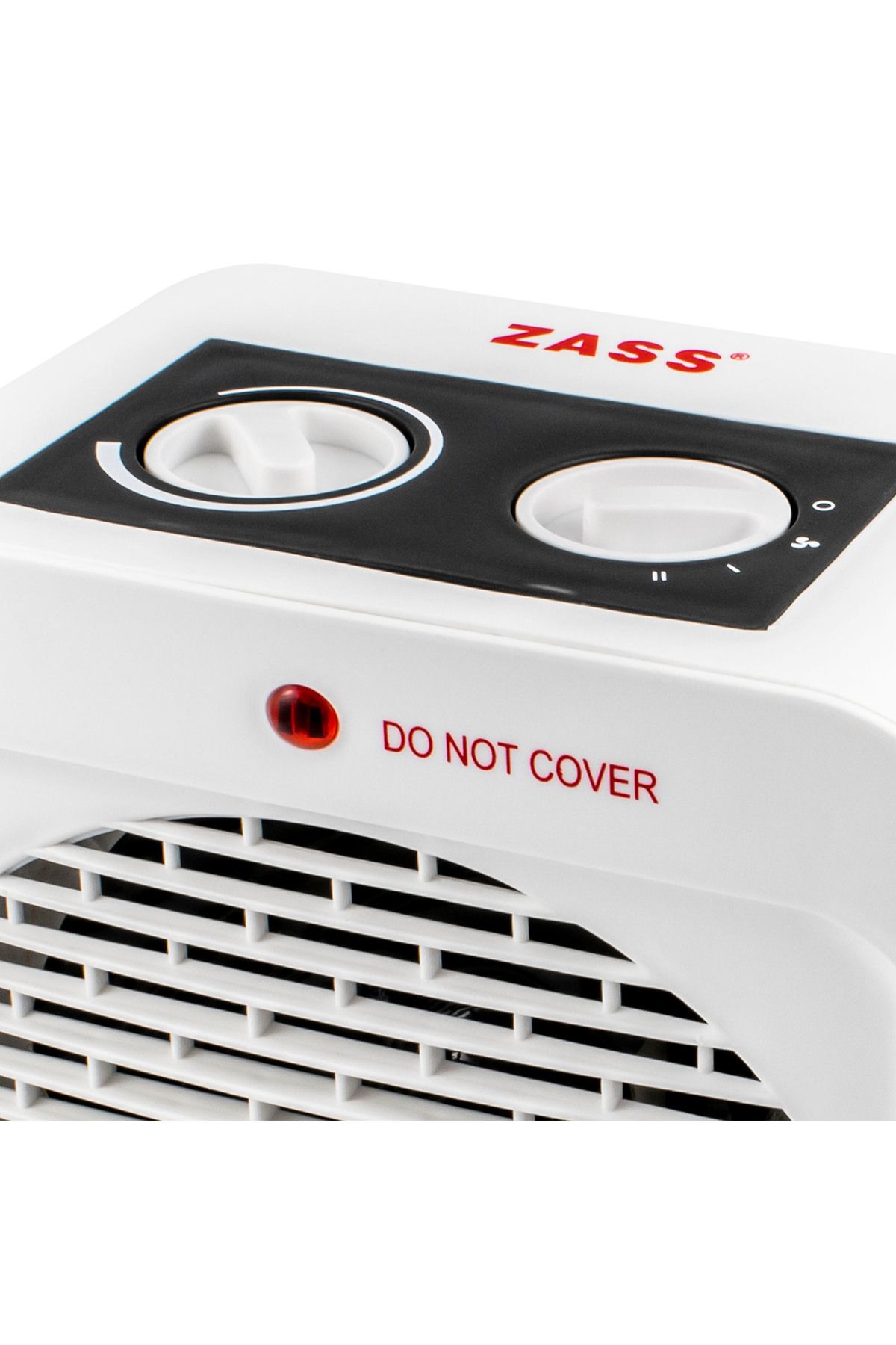 Zass-ZFH 04 fan heater, 2000 W, 2 power levels, Adjustable thermostat, Ventilation function 4