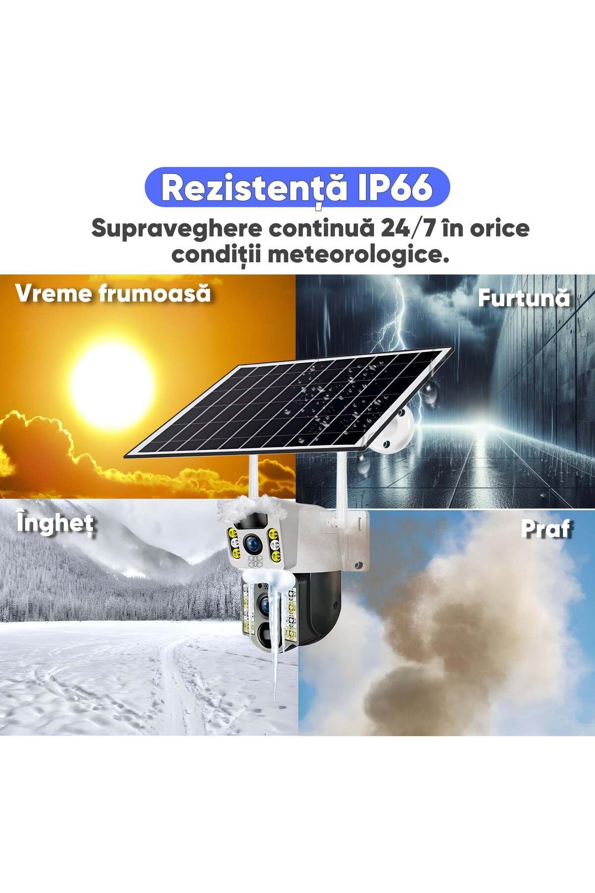 HexaCraft-ULTRA HD solar-powered surveillance camera, HexaEye 6
