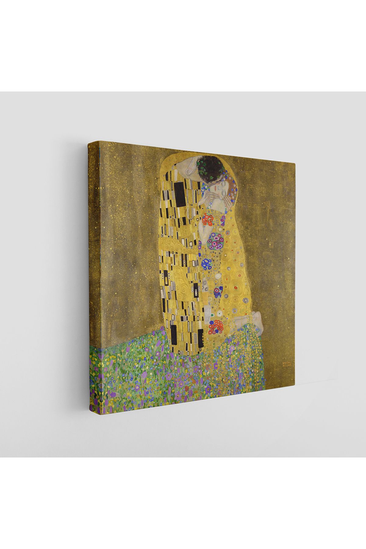 cestino darte The Kiss – Gustav Klimt | Altın Döneme Ait İkonik Aşk Tablosu (Kanvas Baskı) Tablo