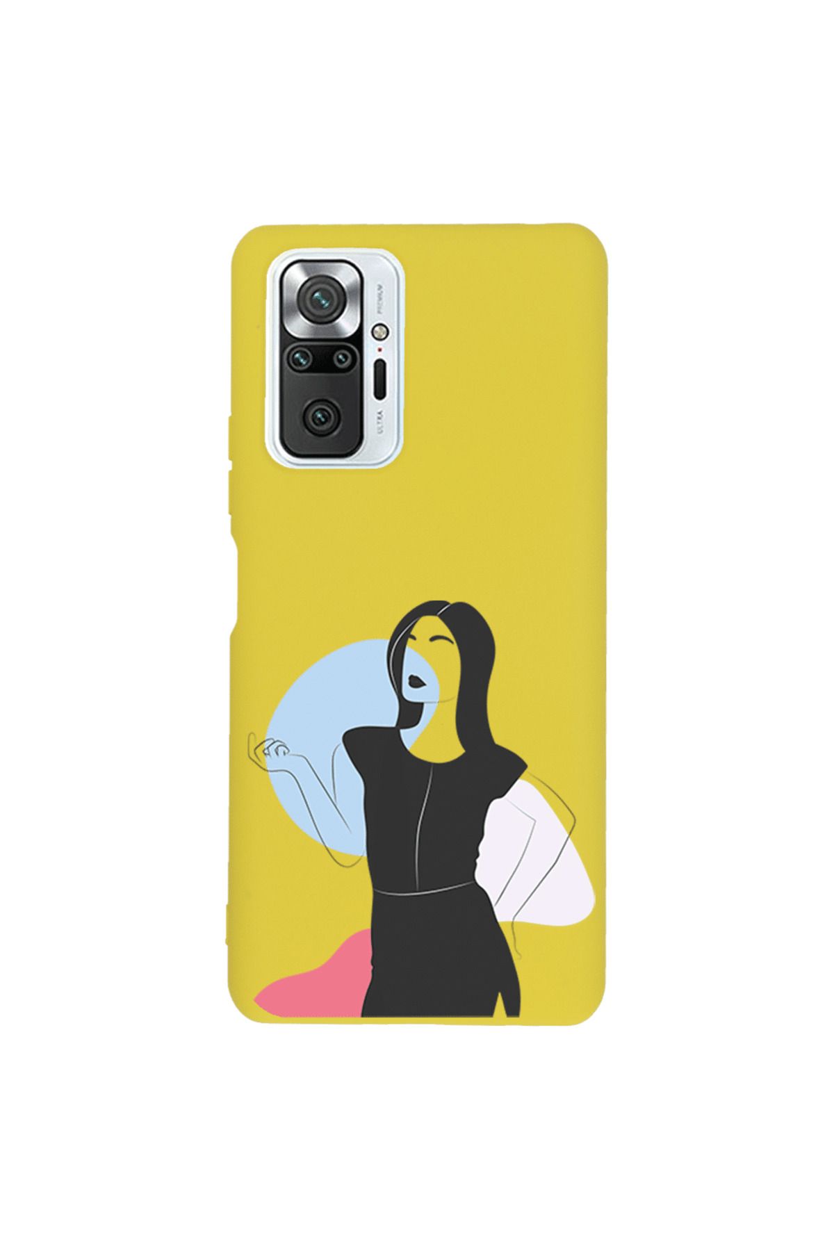 Royaleks Xiaomi Redmi Note 10 Pro Max Lansman Kılıf - Art Woman 1