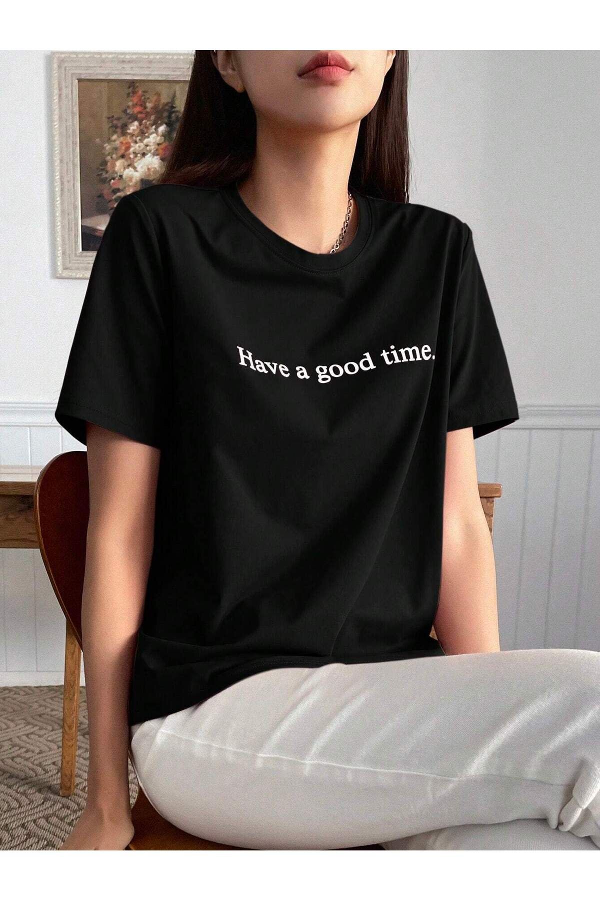 Gollinger Kadın Have a good time Baskılı T-shirt