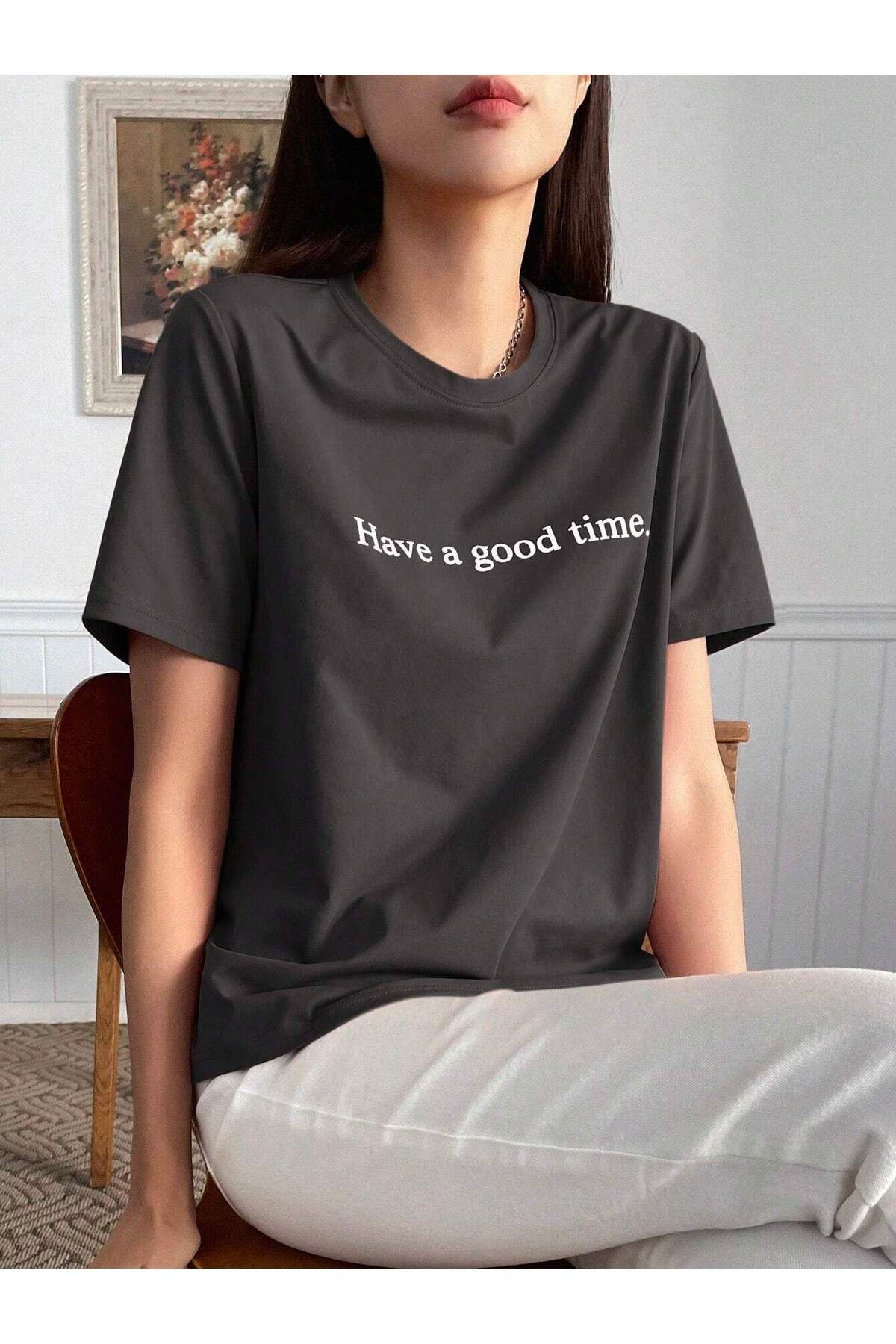 Gollinger Kadın Have a good time Baskılı T-shirt