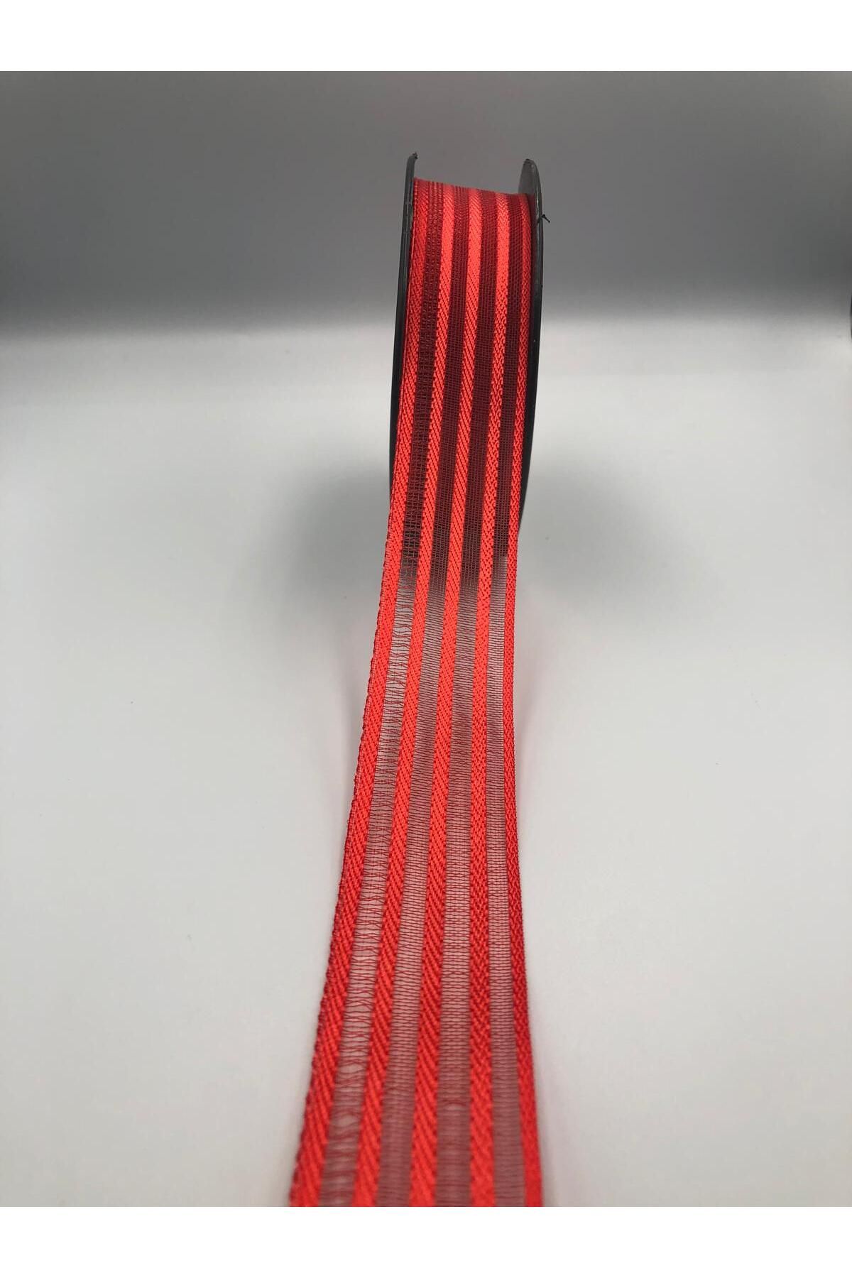 DUCK HOBY 5 Metre Çizgili Şifon Kurdele 2.5cm