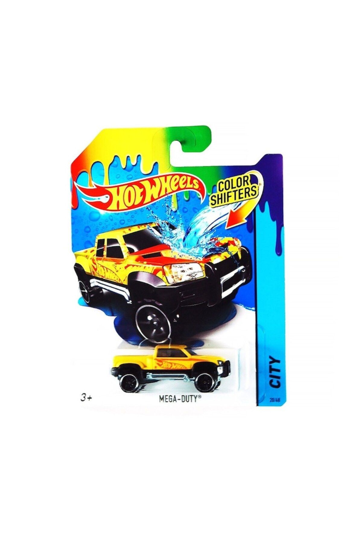 mattel-Hot Wheels Color Changing Car - Mega Duty 3