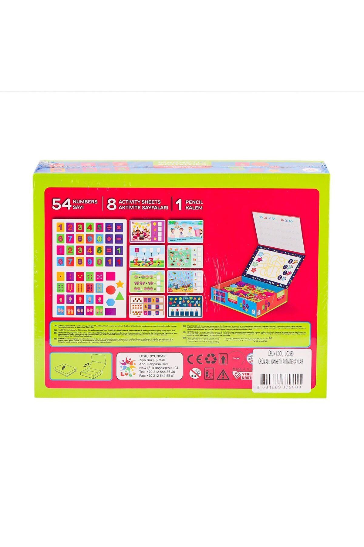 Aymir Ticaret LC7980 Manyetik Aktivite Sayılar -Laçokids