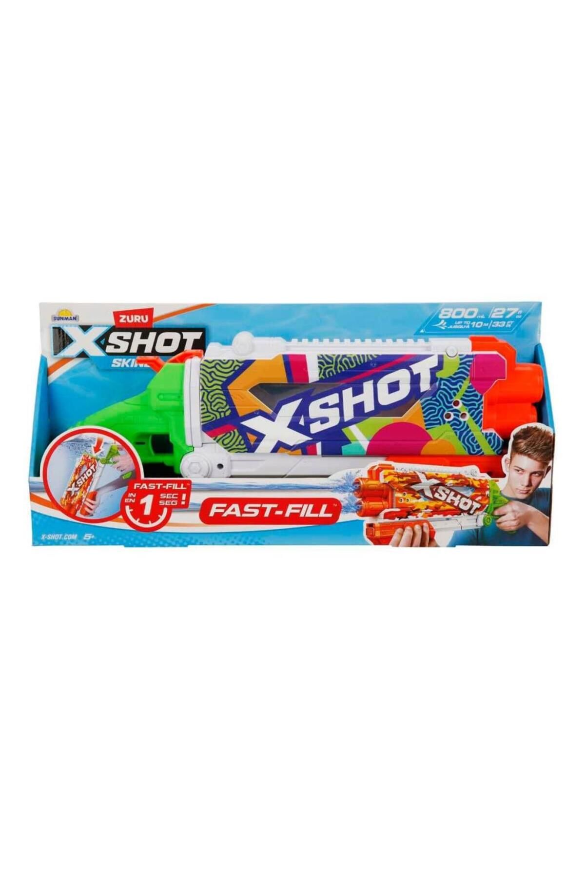 MR RZN STORE 4584 X-Shot Skins Pump Action Fast Fill Su Tabancası 49,5 cm