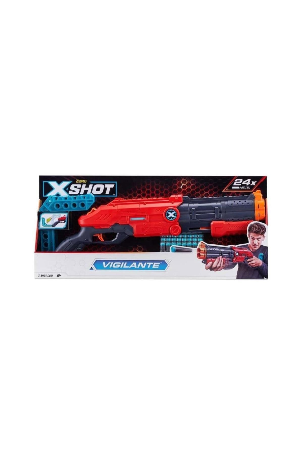 pazarella 36436 Zuru X-Shot Sünger Atan Excel-Vigilante 24 Mermi