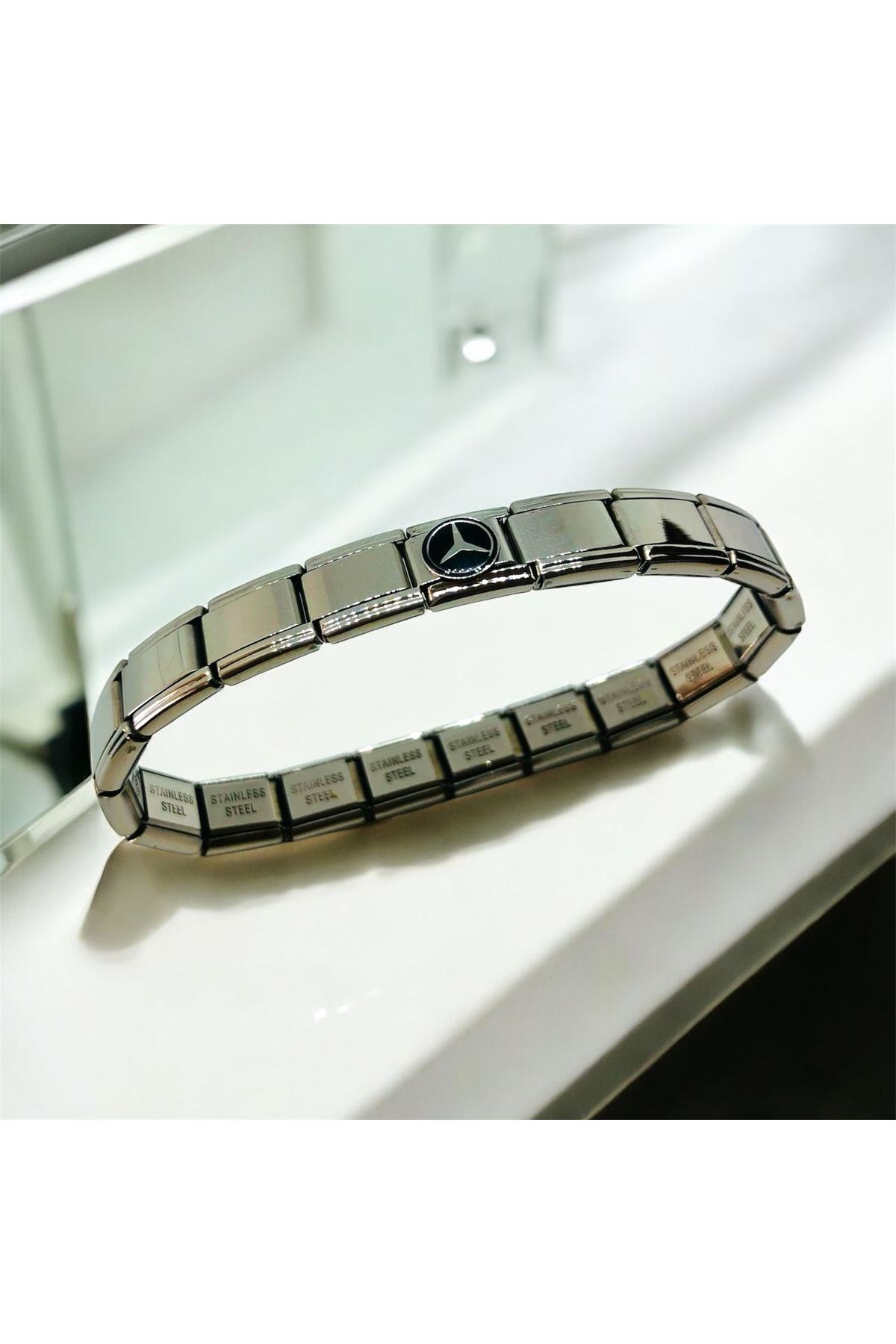 MeSin Store ARABA SERİSİ ÇELİK CHARM MERCEDESMARKA LOGOSU ÇELİK CHARM SADECE CHARM BİLEKLİK DAHİL DEĞİLDİR
