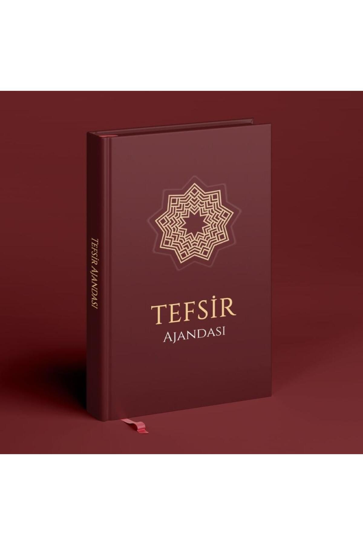 Ma'ruf Yayınları Tefsir Ajandası Sert Kapak Bordo