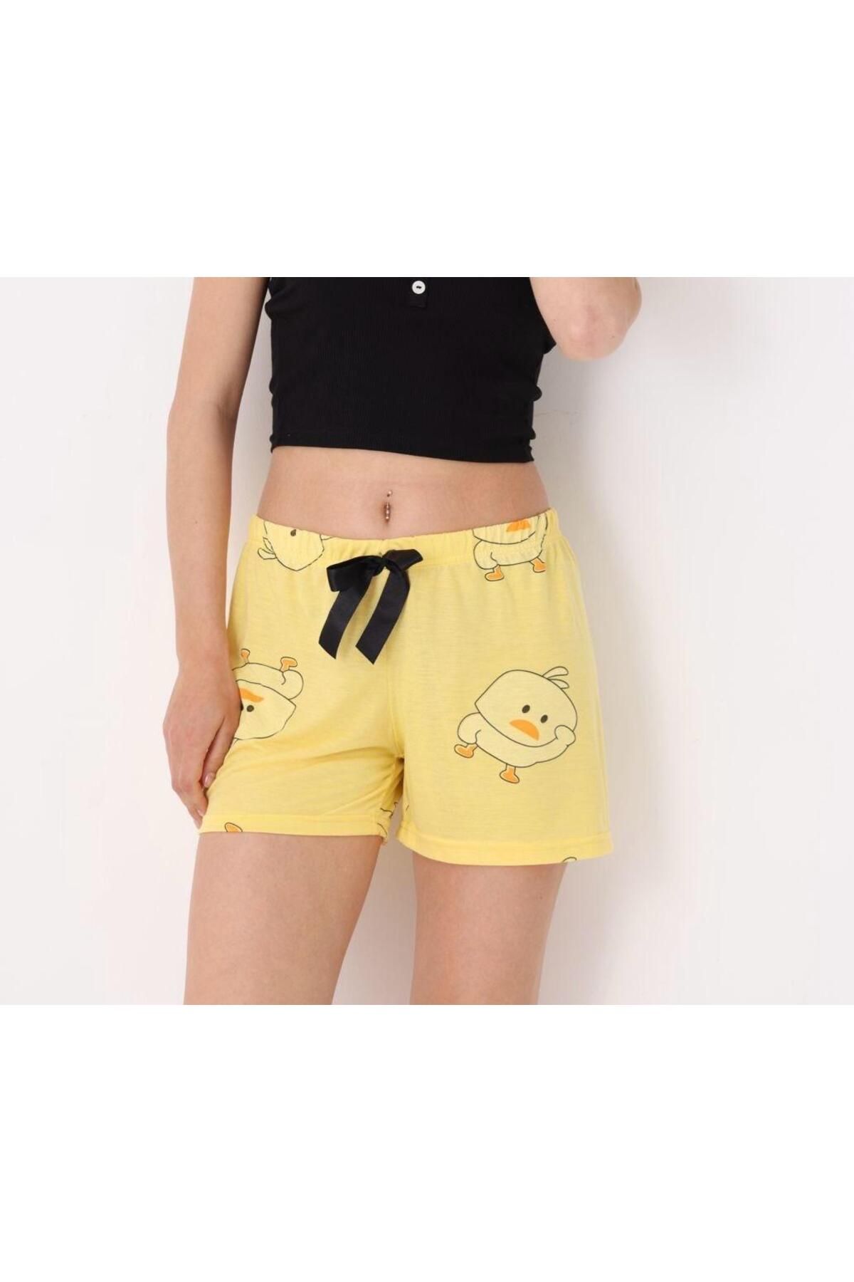 viskon şort pijama altı - 3