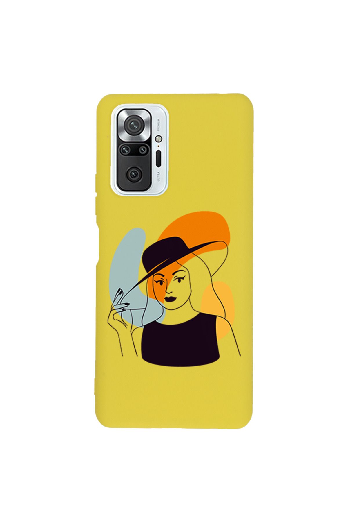 Royaleks Xiaomi Redmi Note 10 Pro Max Lansman Kılıf - Art Woman 4