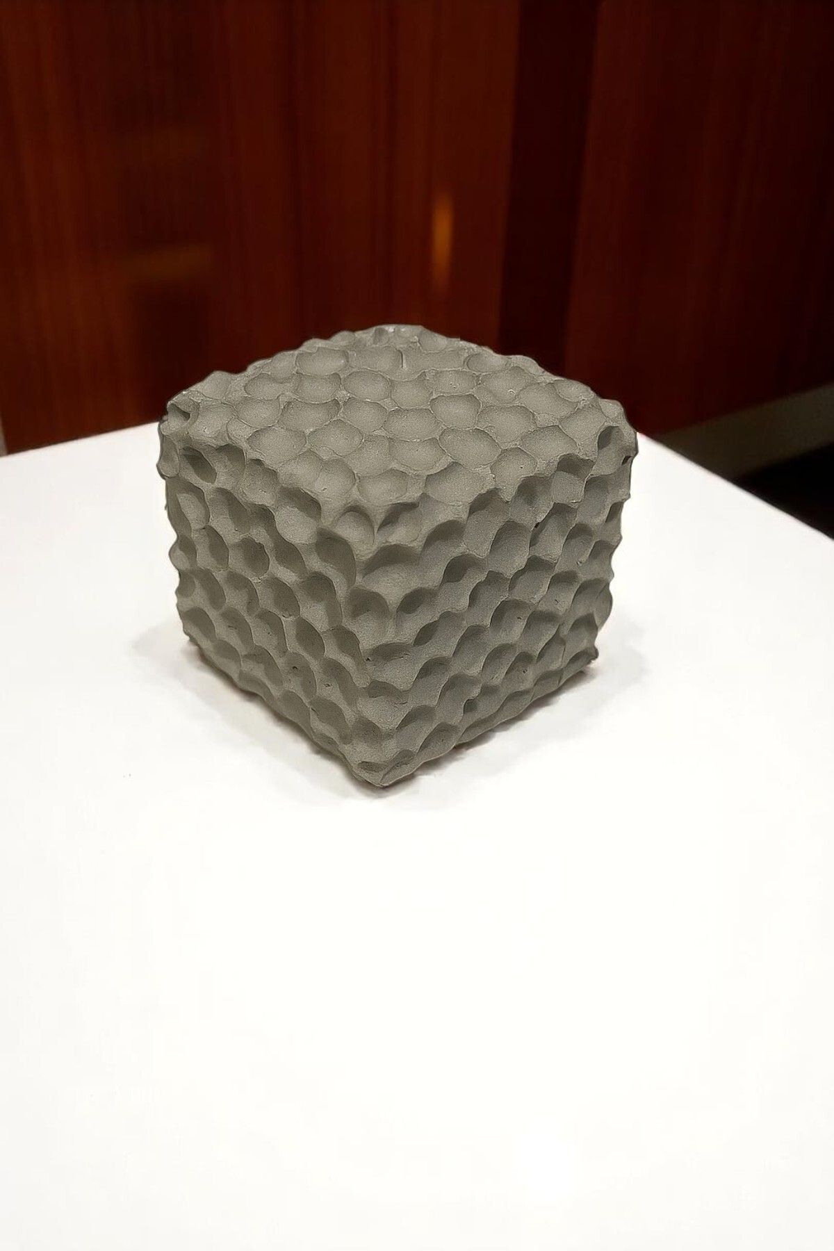 ERSE HOME Petek Model Gri Renk Beton Dekor Ürün, Hediyelik