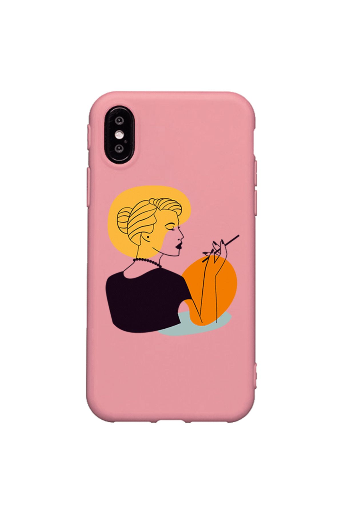Royaleks iPhone XS Lansman Kılıf - Art Woman 2