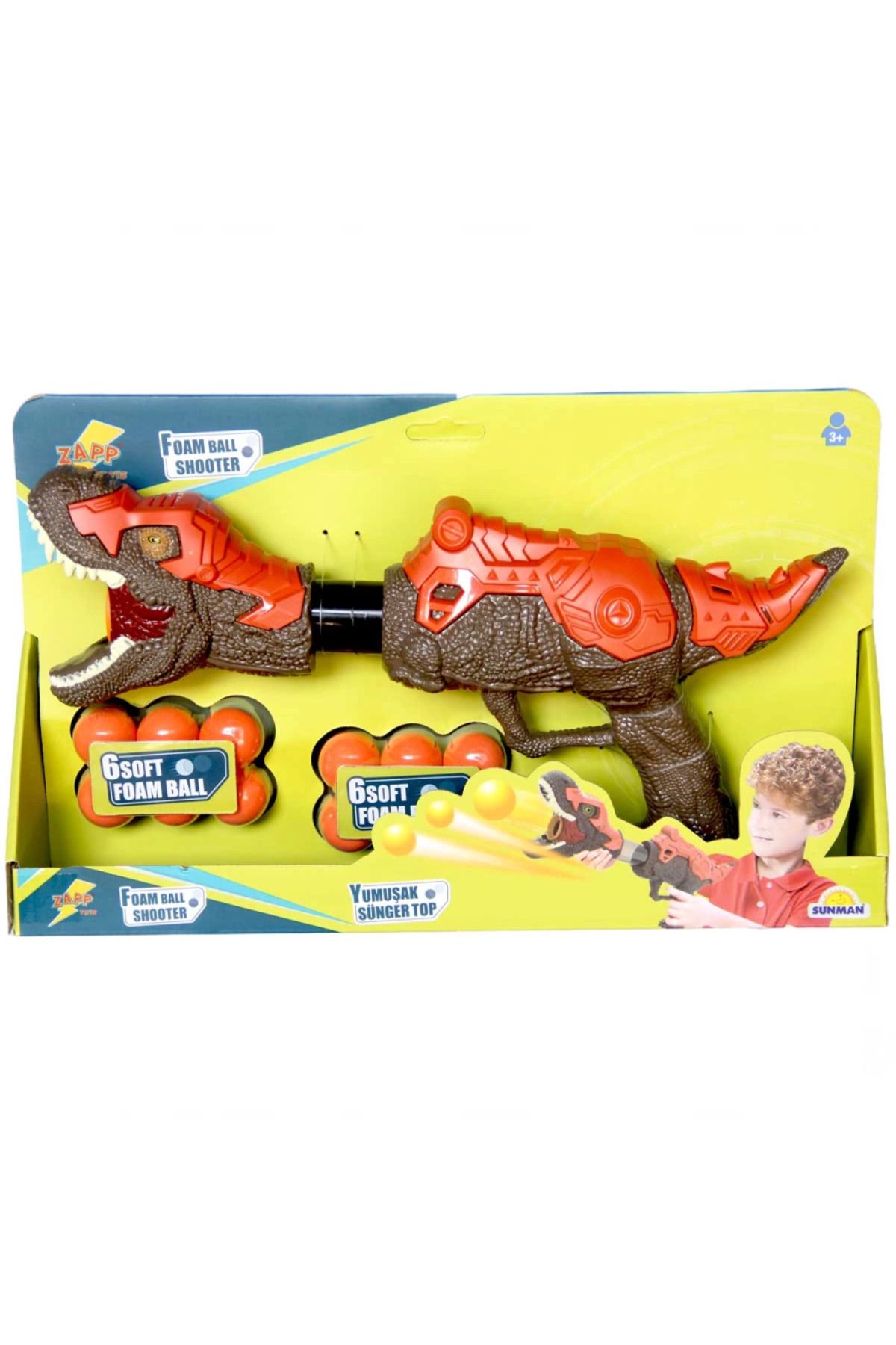 Toptan Bulurum Yumuşak Sünger Top Atan Dinozor Oyuncak