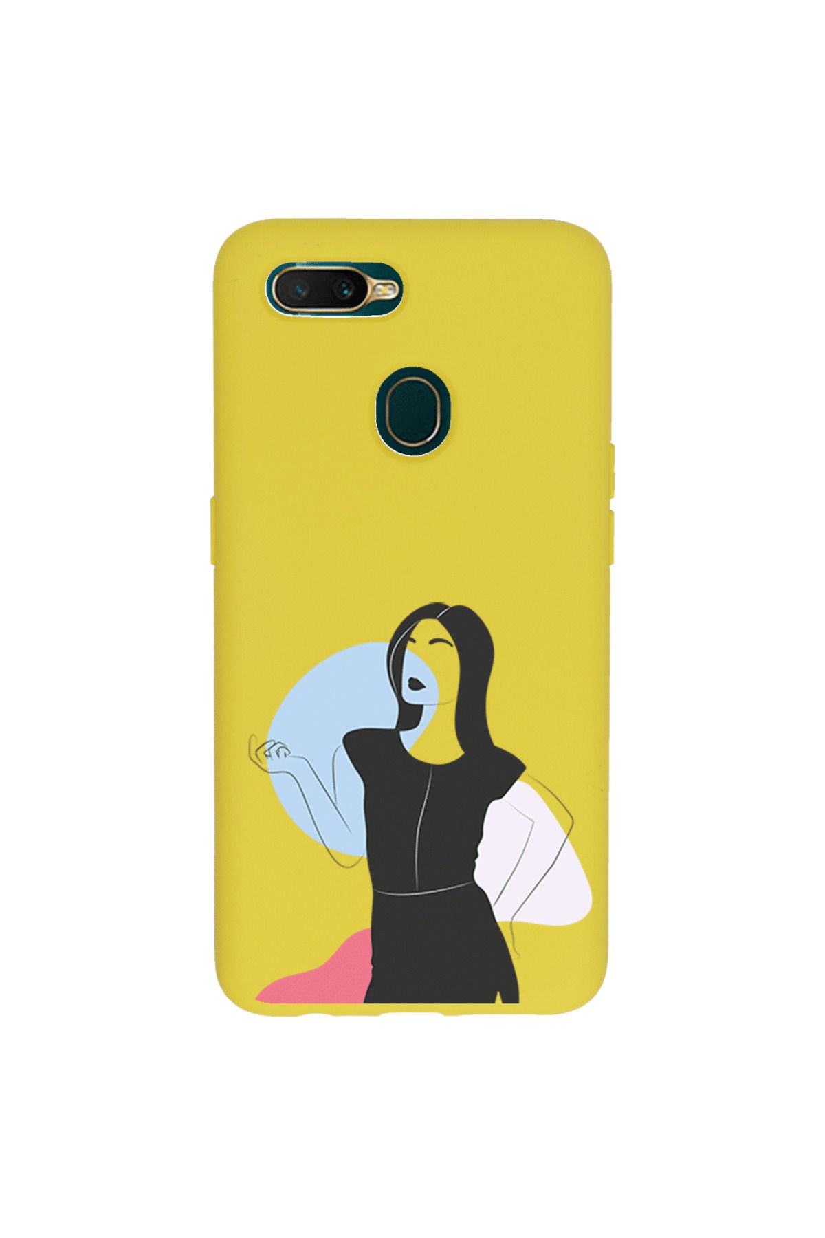 Royaleks Oppo AX7 Lansman Kılıf - Art Woman 1