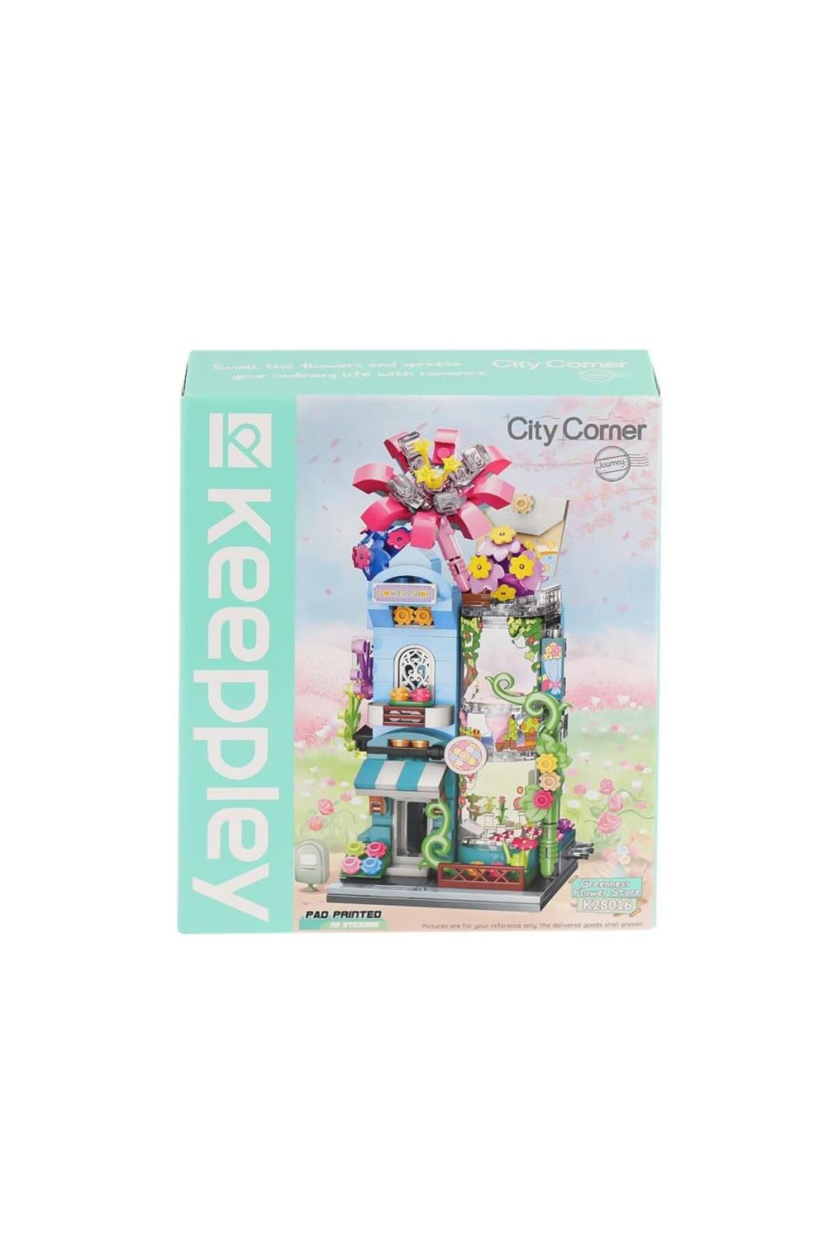 MR RZN STORE KP28016 Keeppley Grenness Flower Store Blok Seti