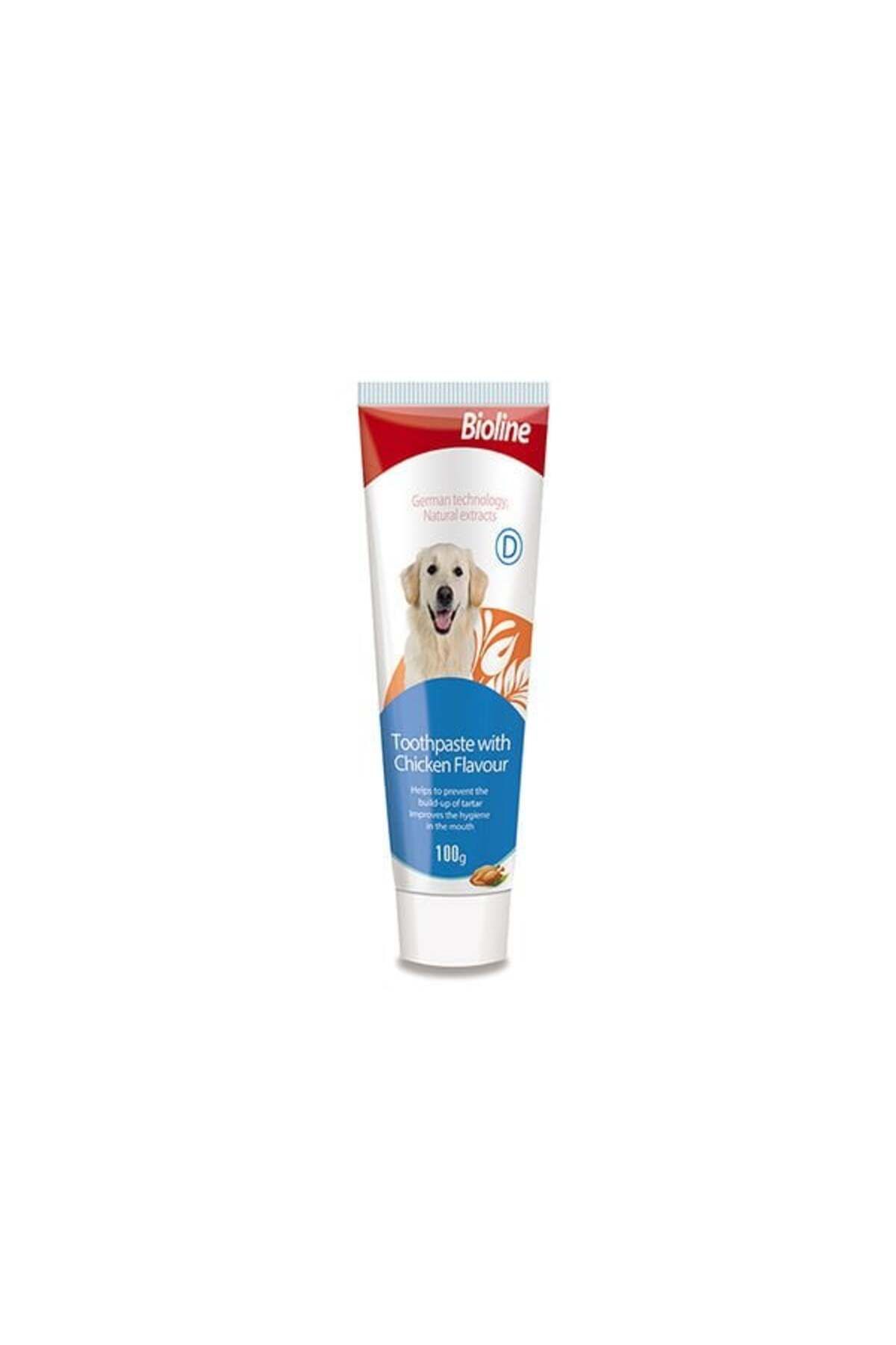 Bioline Tavuk Aromalı Köpek Diş Macunu 100 Gr