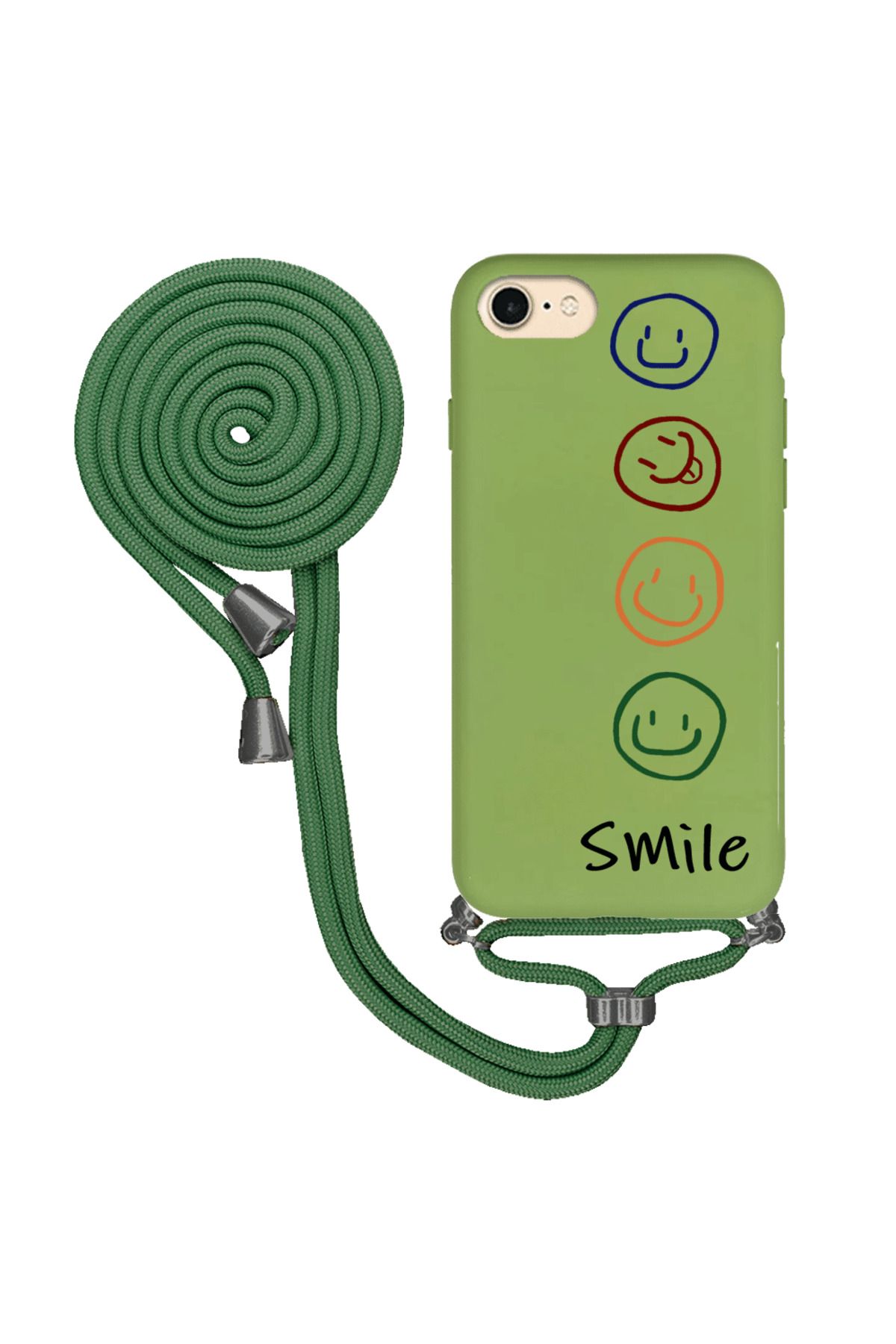 Royaleks iPhone 8 İpli Lansman Kılıf - Smile