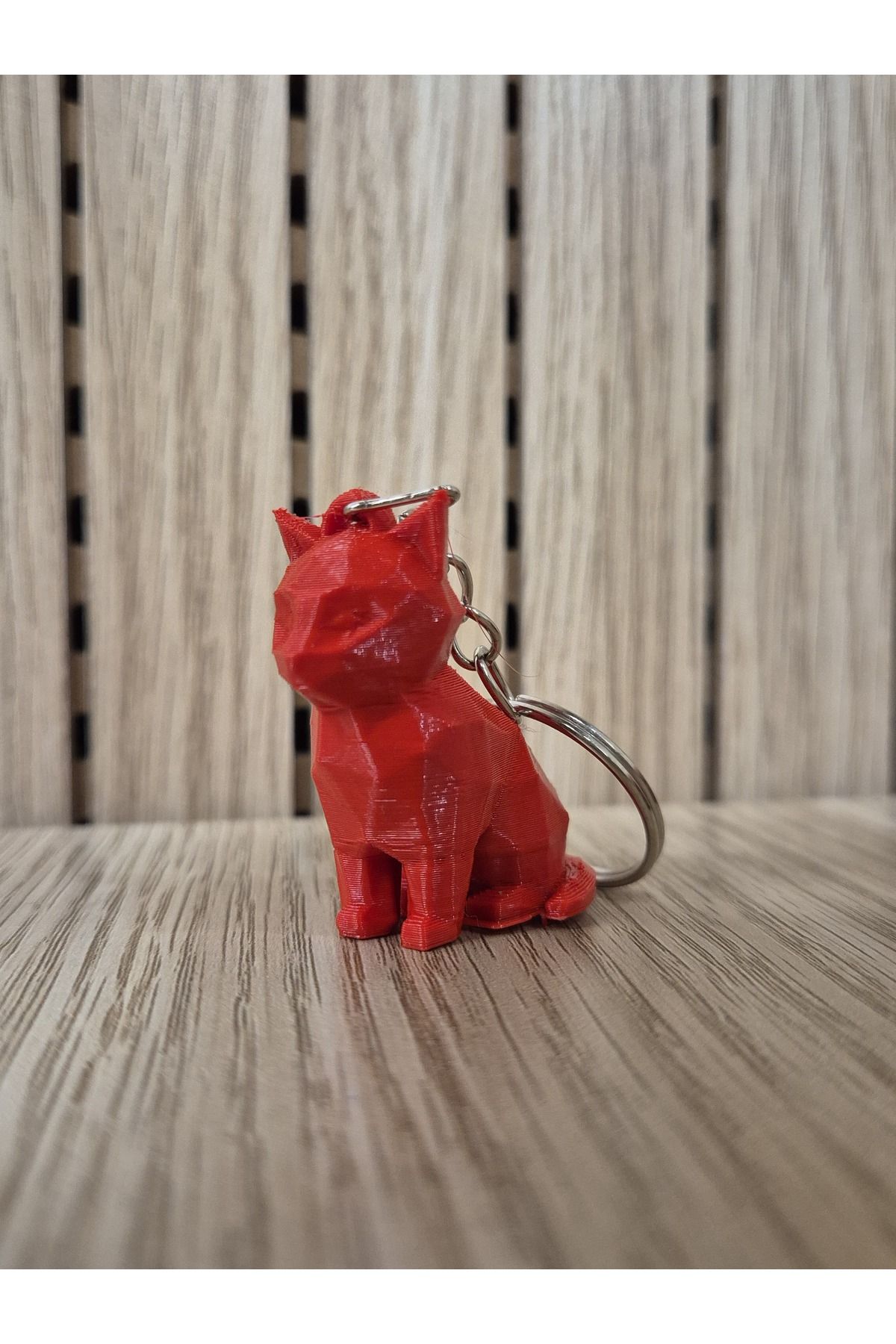 yuzuco 3D Kedi Figürlü Anahtarlık