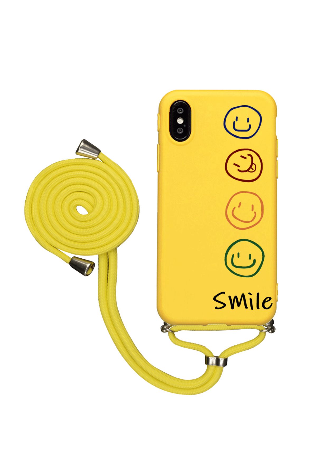 Royaleks iPhone X İpli Lansman Kılıf - Smile