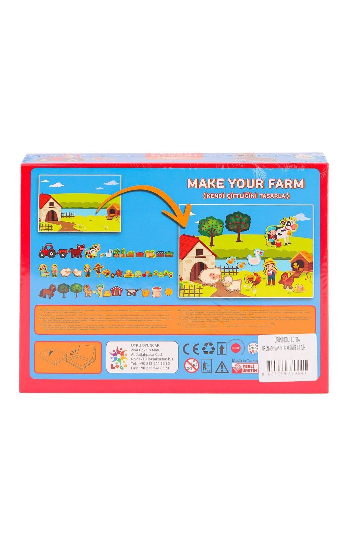 Aymir Ticaret LC7984 Manyetik Aktivite Çiftlik -Laçokids