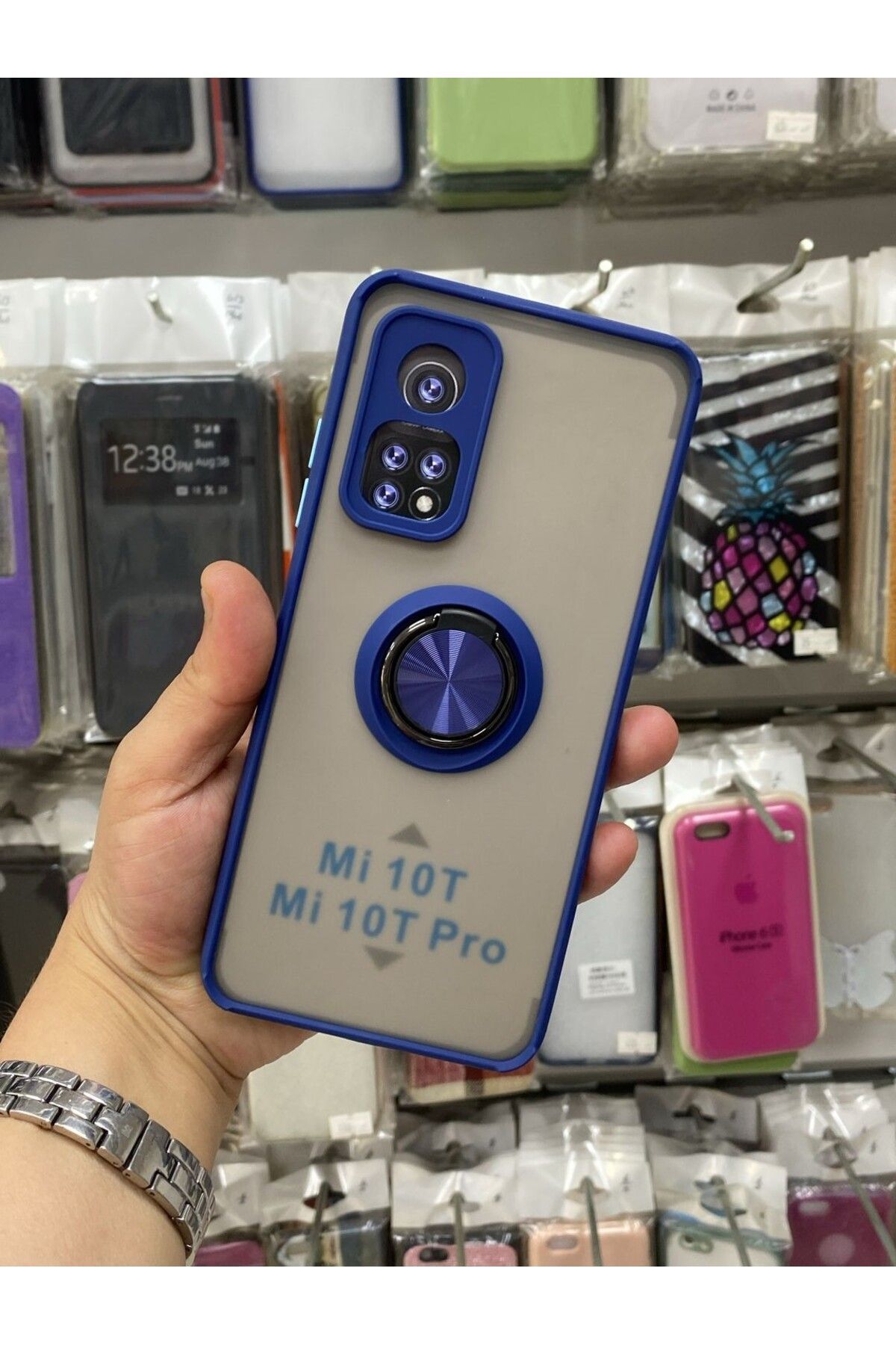 TECNOTREND Xiaomi Mİ 10T/ Mİ10T PRO Uyumlu Kılıf Montreal Yüzüklü Silikon Kapak